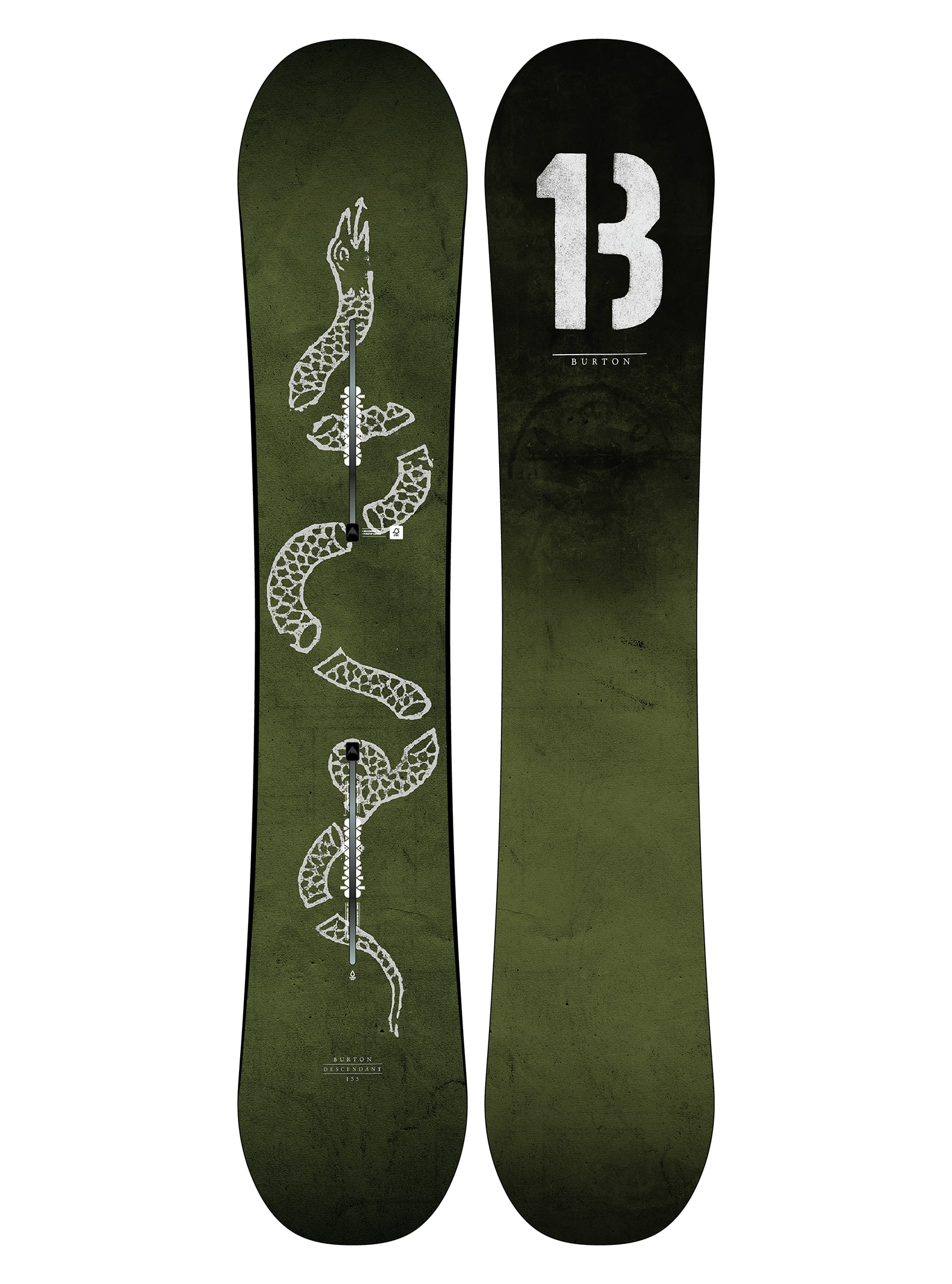 Burton - Snowboard Descendant homme, 155