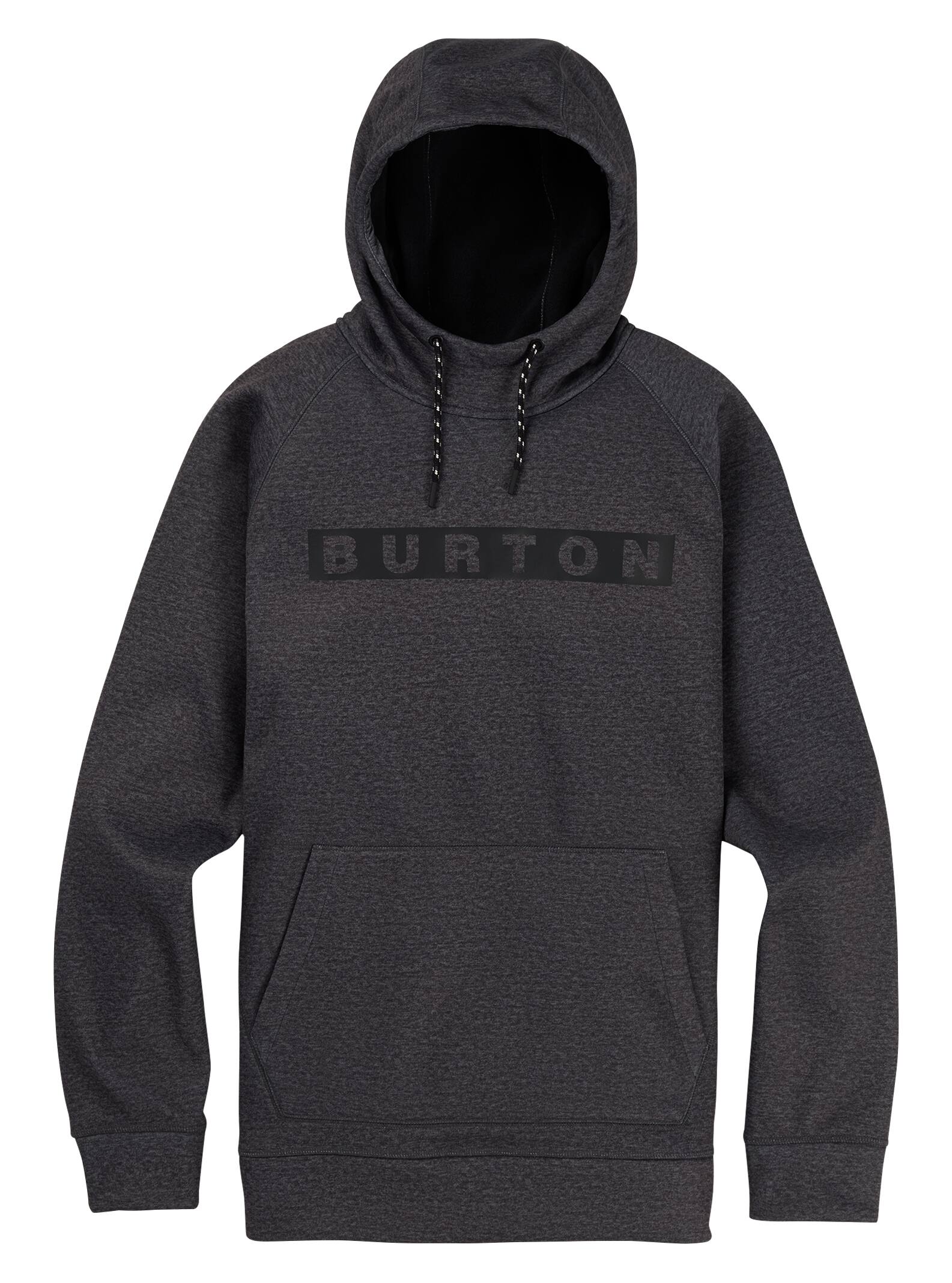 Burton - Sweat à capuche et coutures collées Crown homme, True Black Heather, M