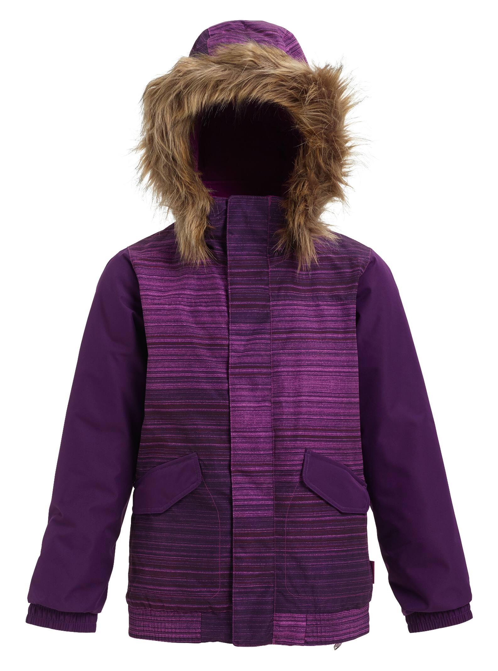 Burton - Veste aviateur Whiply fille, Grapeseed Sunset Stripe / Concord, M