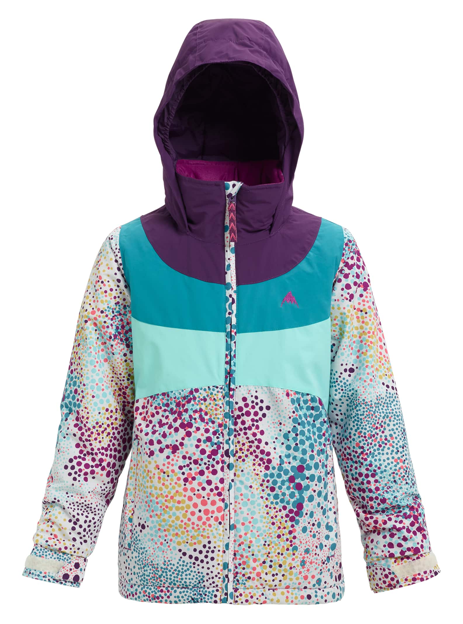 Burton - Veste Hart fille, Stout White Dots / Concord / Tahoe / Aruba, L