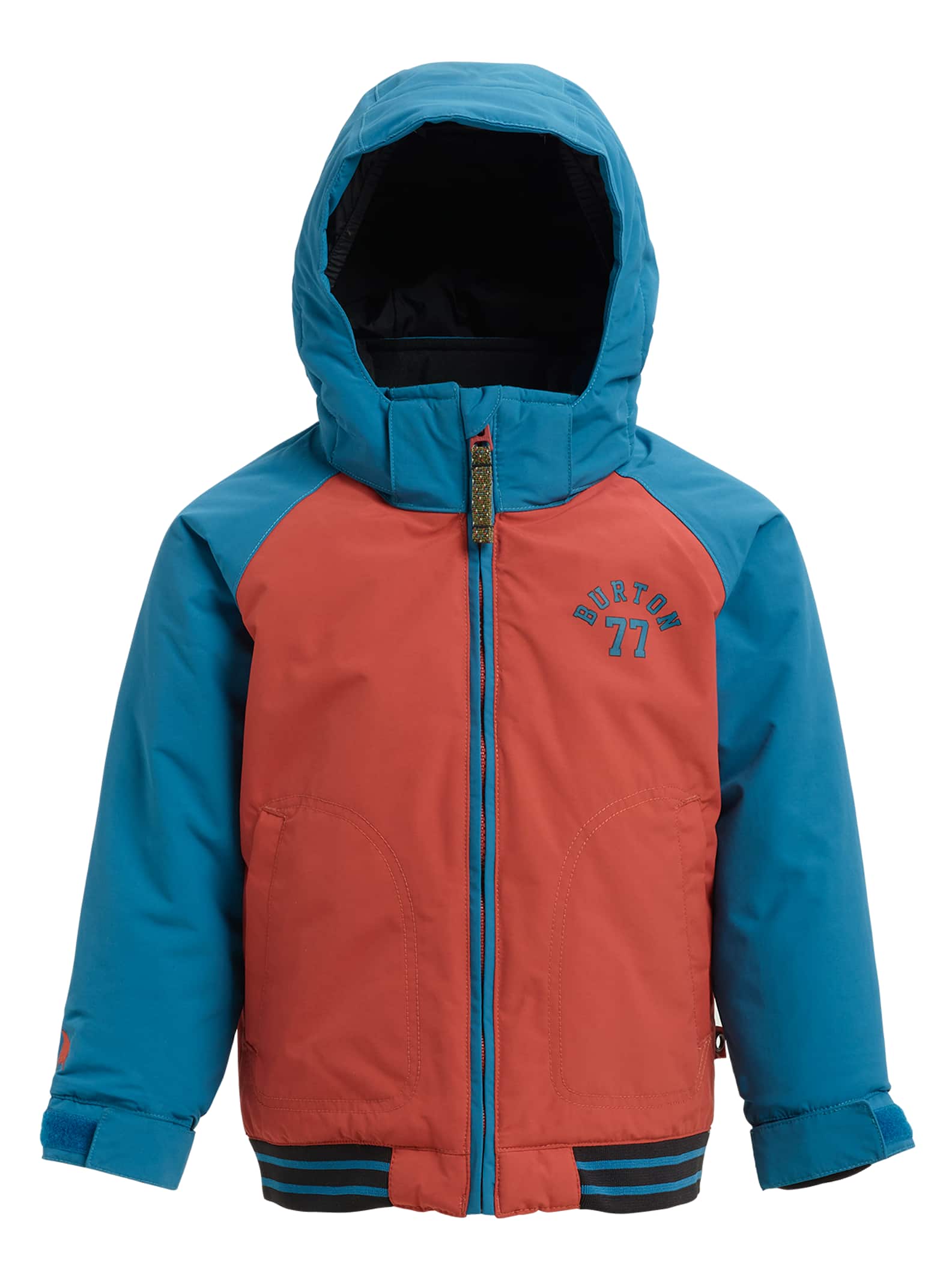 Burton - Veste aviateur Gameday garçon tout-petit, Hot Sauce / Celestial, 2T