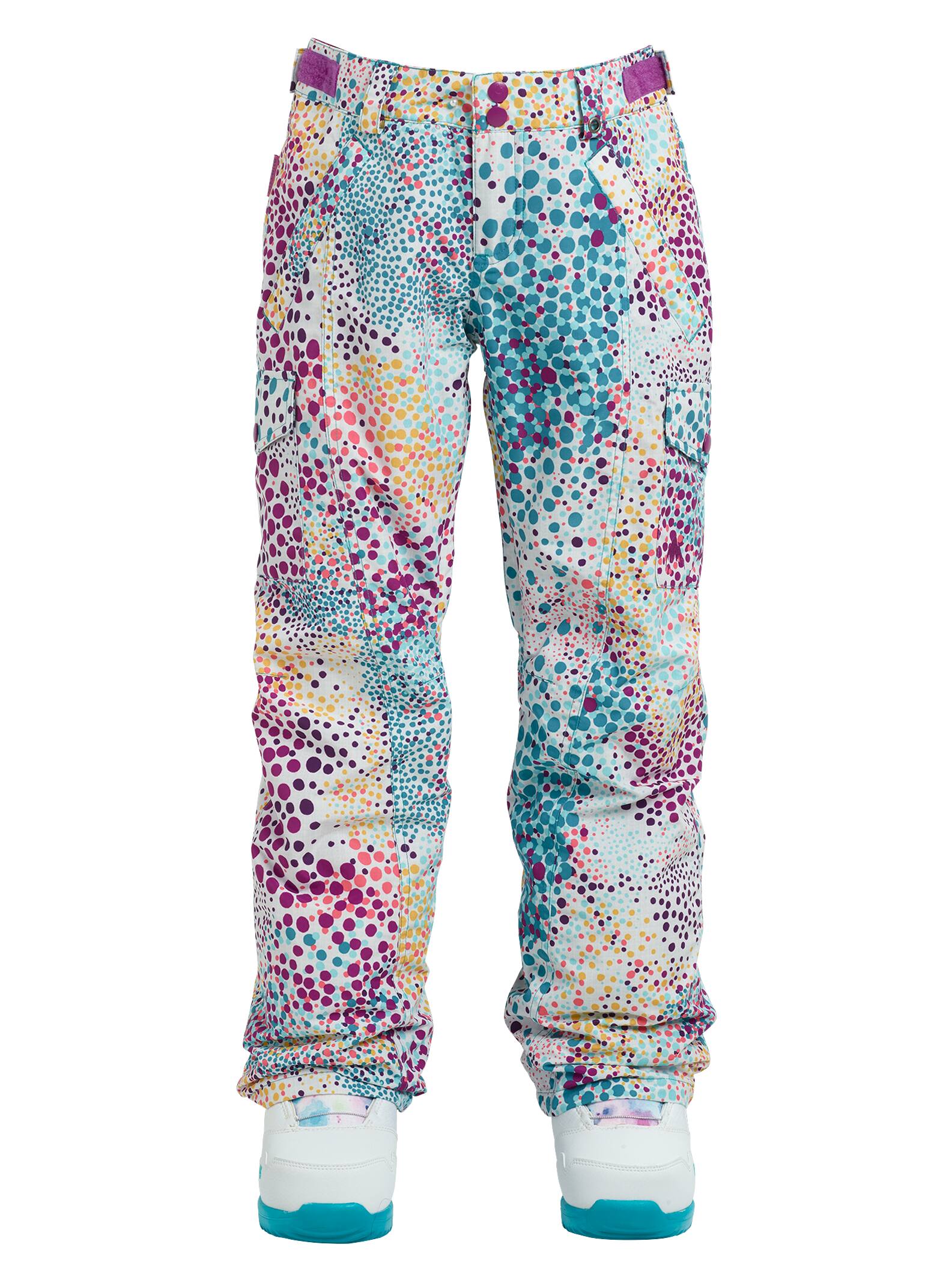 Burton - Pantalon cargo Elite fille, Stout White Dots, M