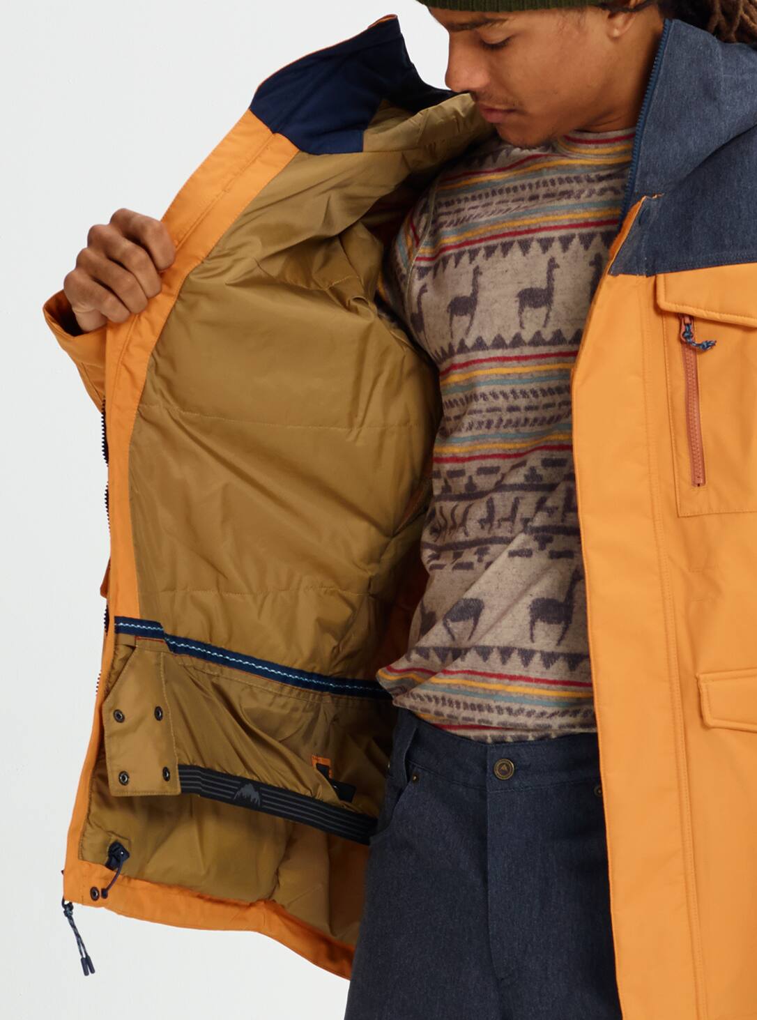 burton covert denim jacket