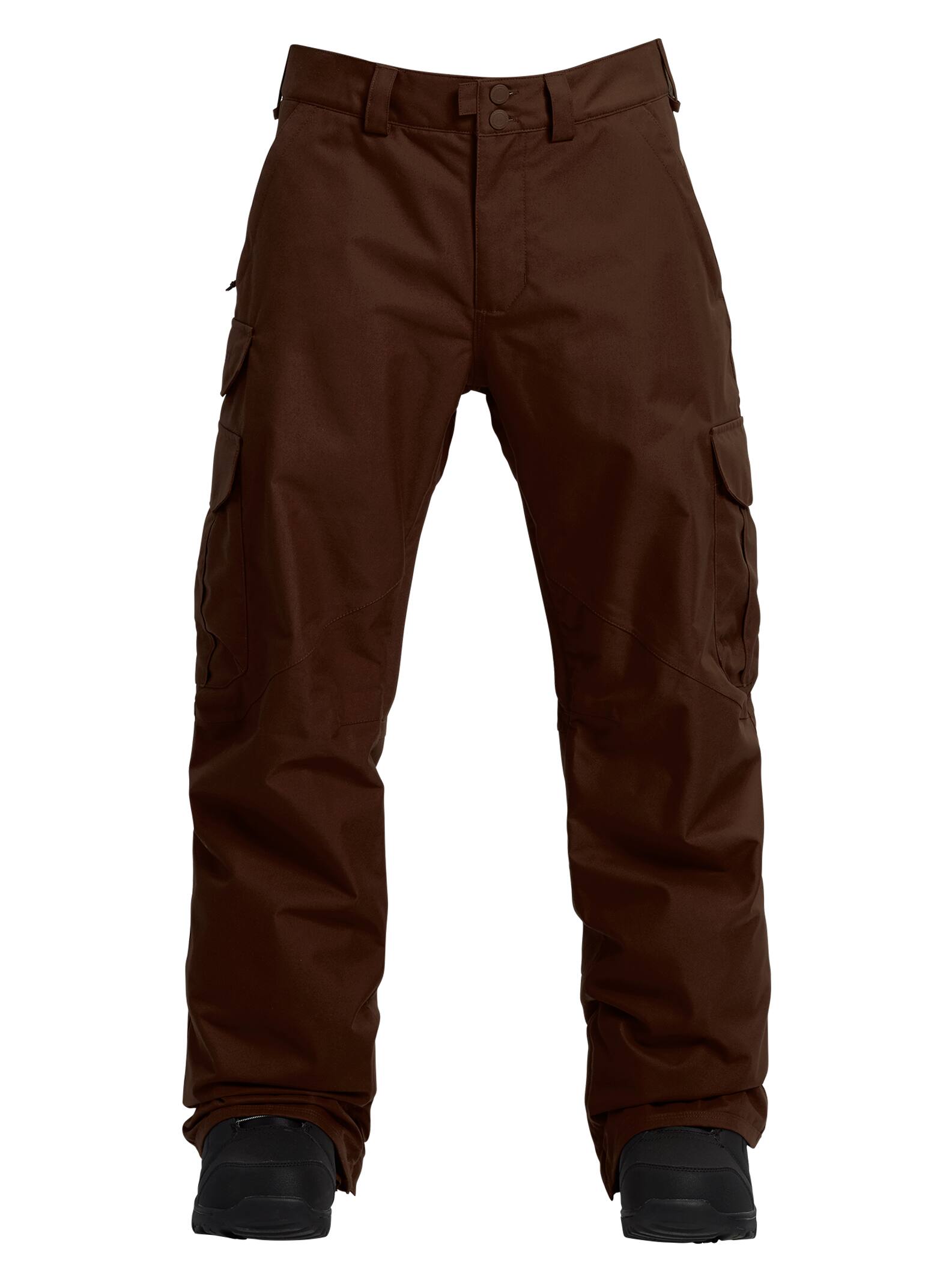 Burton - Pantalon cargo coupe classique homme, Chestnut, L
