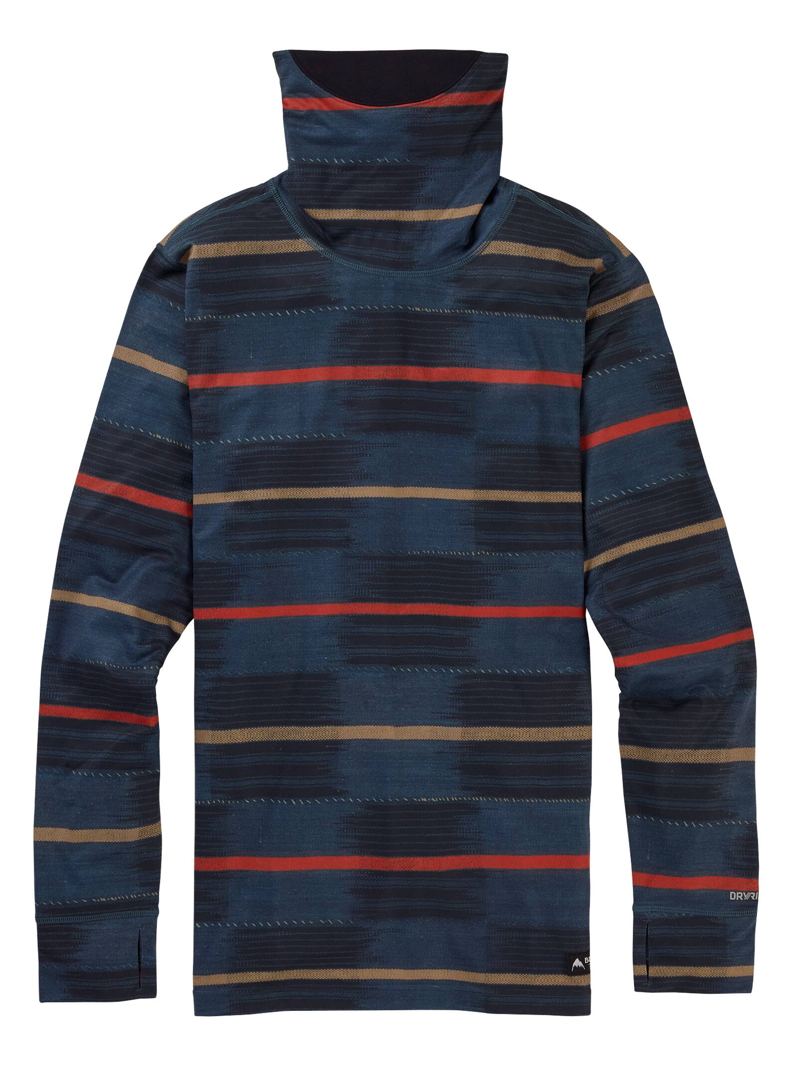 Burton - Haut à col montant sous-vêtement intermédiaire homme, Checkyoself, L