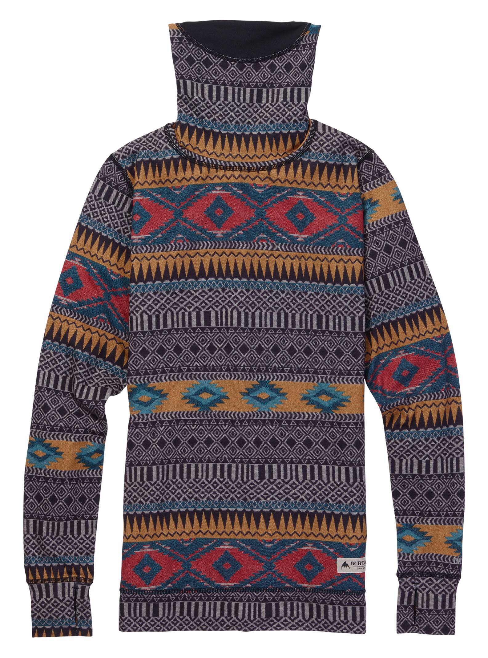 Burton - Col montant sous-vêtement intermédiaire femme, Tahoe Freya Weave, L