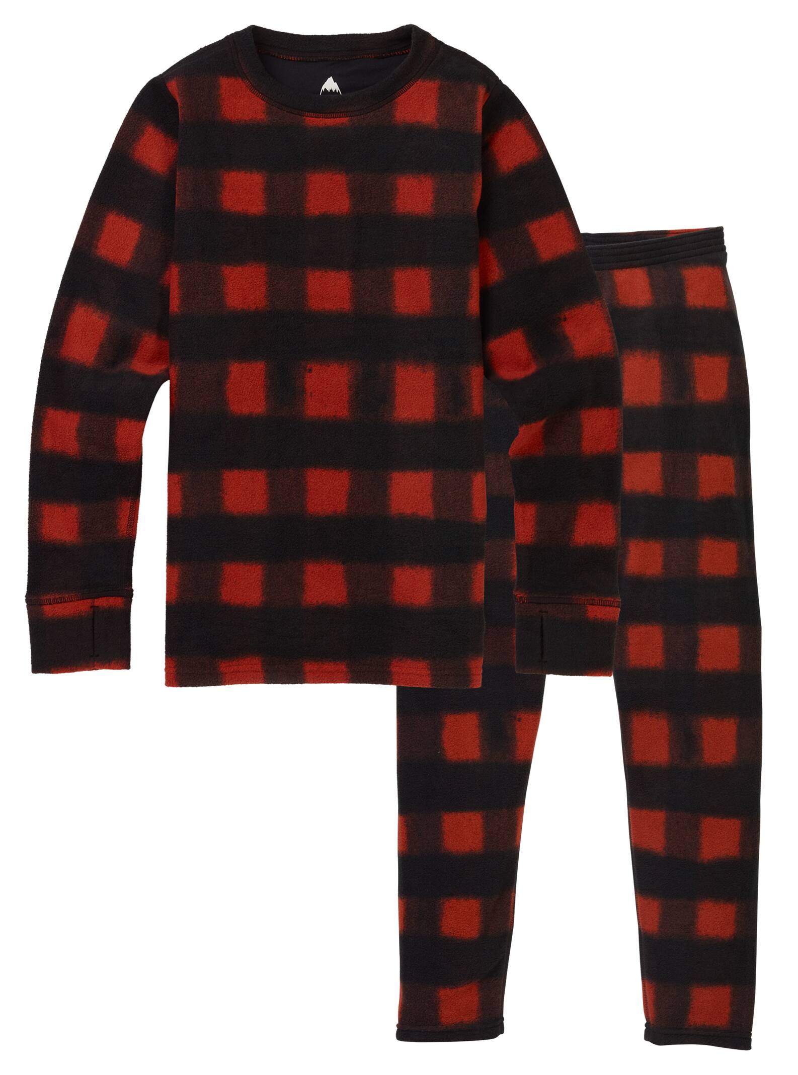 Burton - Ensemble sous-vêtements en polaire enfant, Spray Buffalo, L