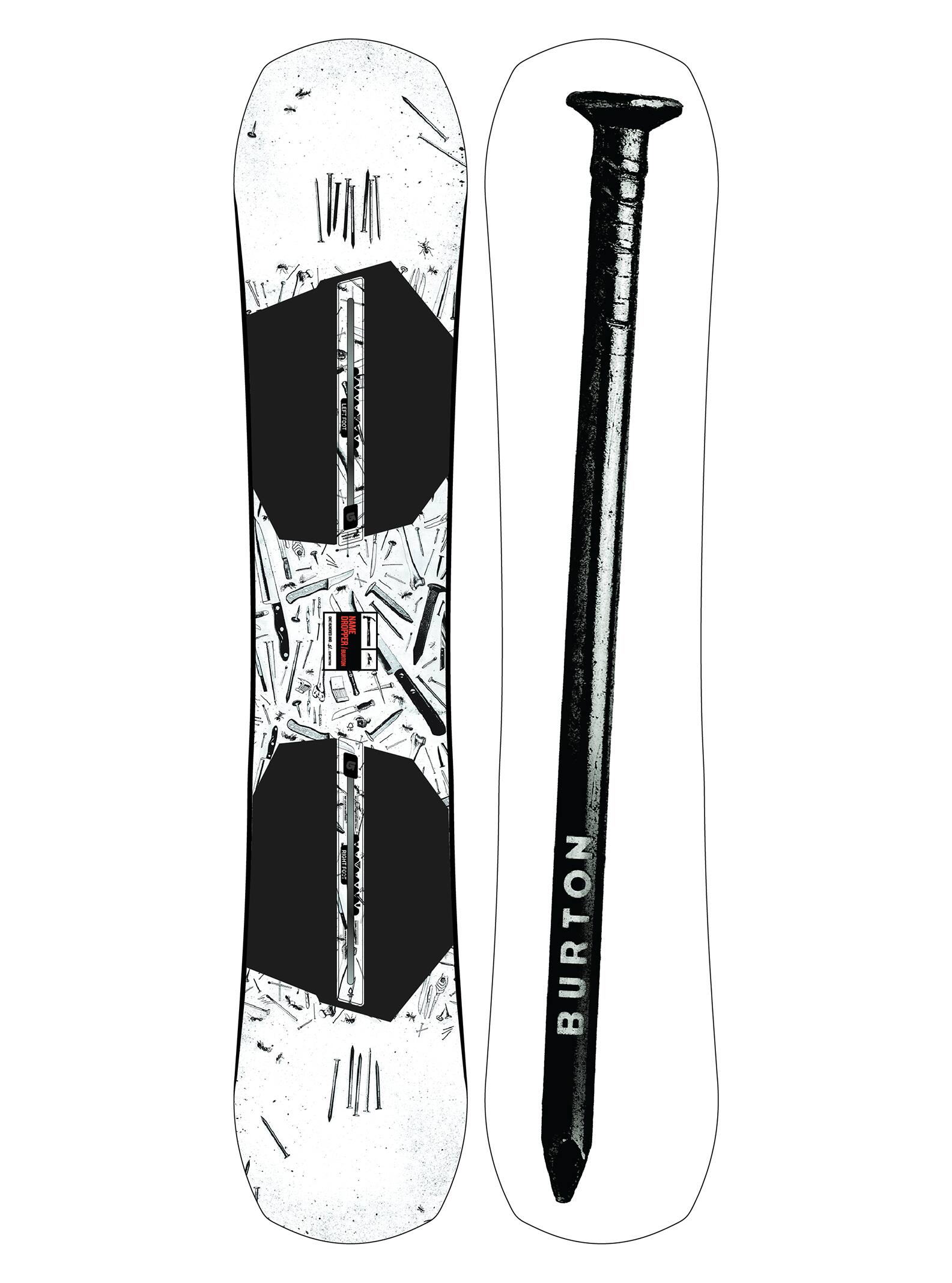 Burton - Snowboard Name Dropper homme, 151