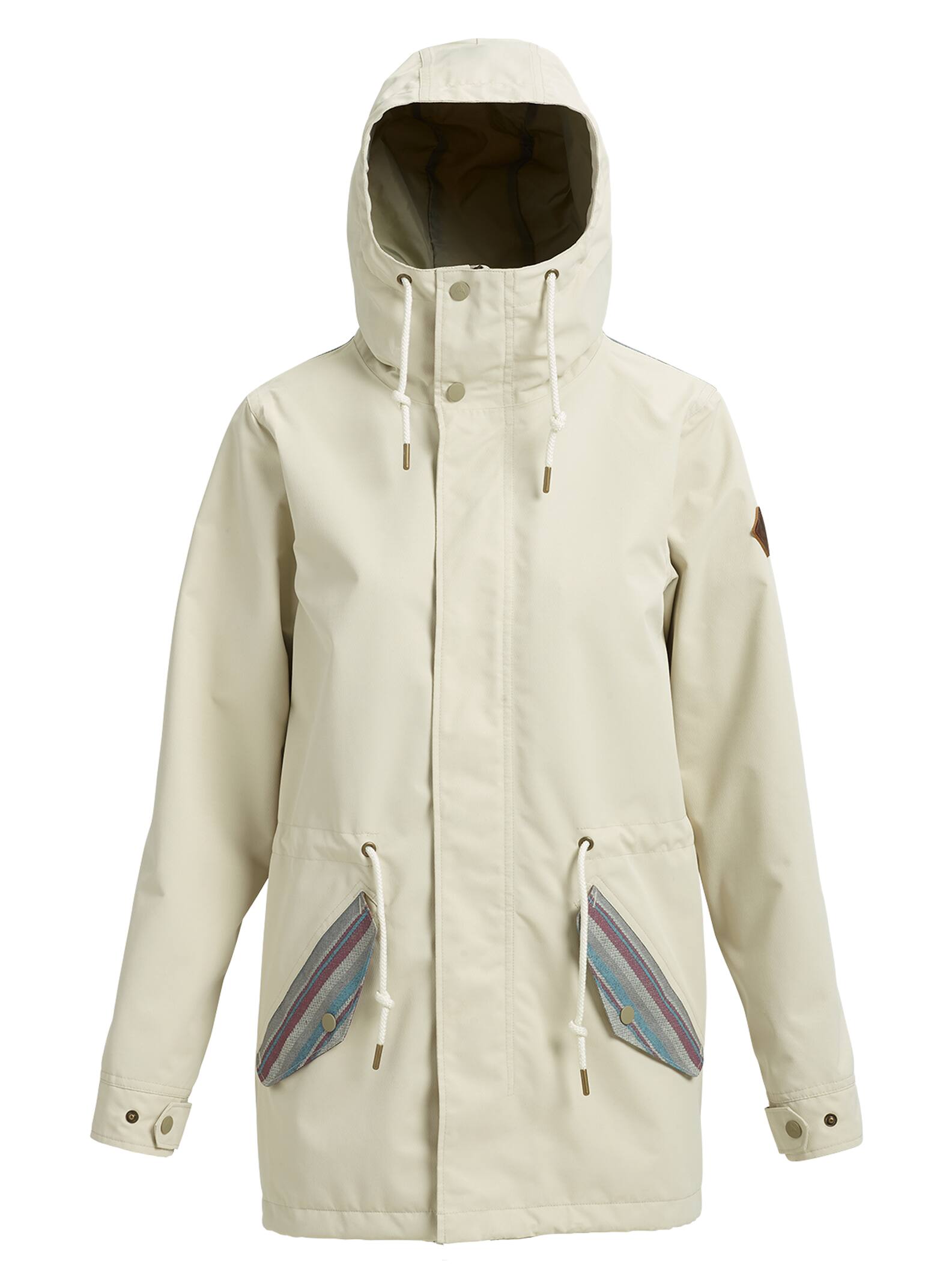 Burton - Veste imperméable Sadie femme, Pelicn / Hawk Tusk Stripe, L