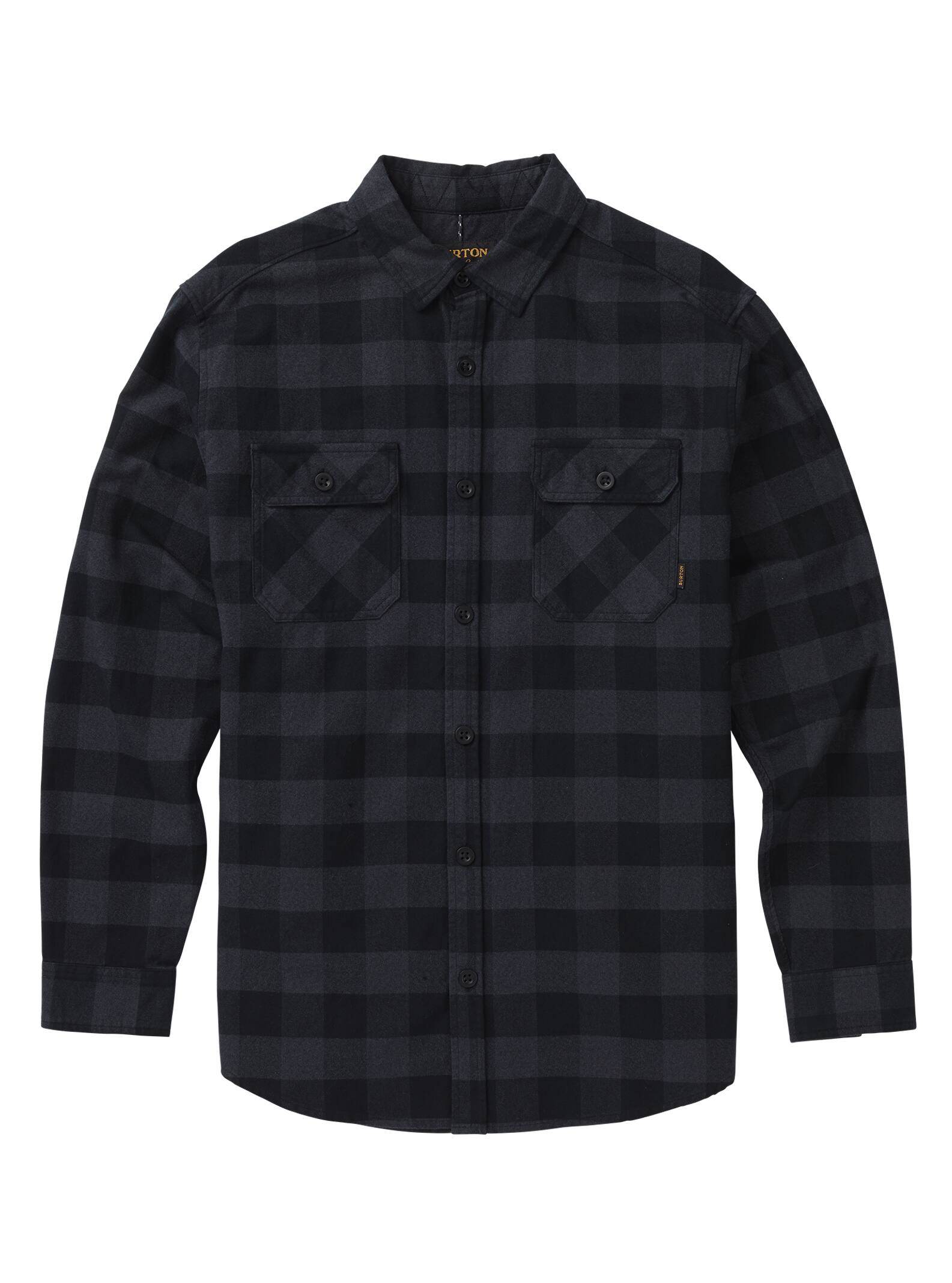 Burton - Chemise en flanelle Brighton homme, True Black Heather Buffalo, XXL