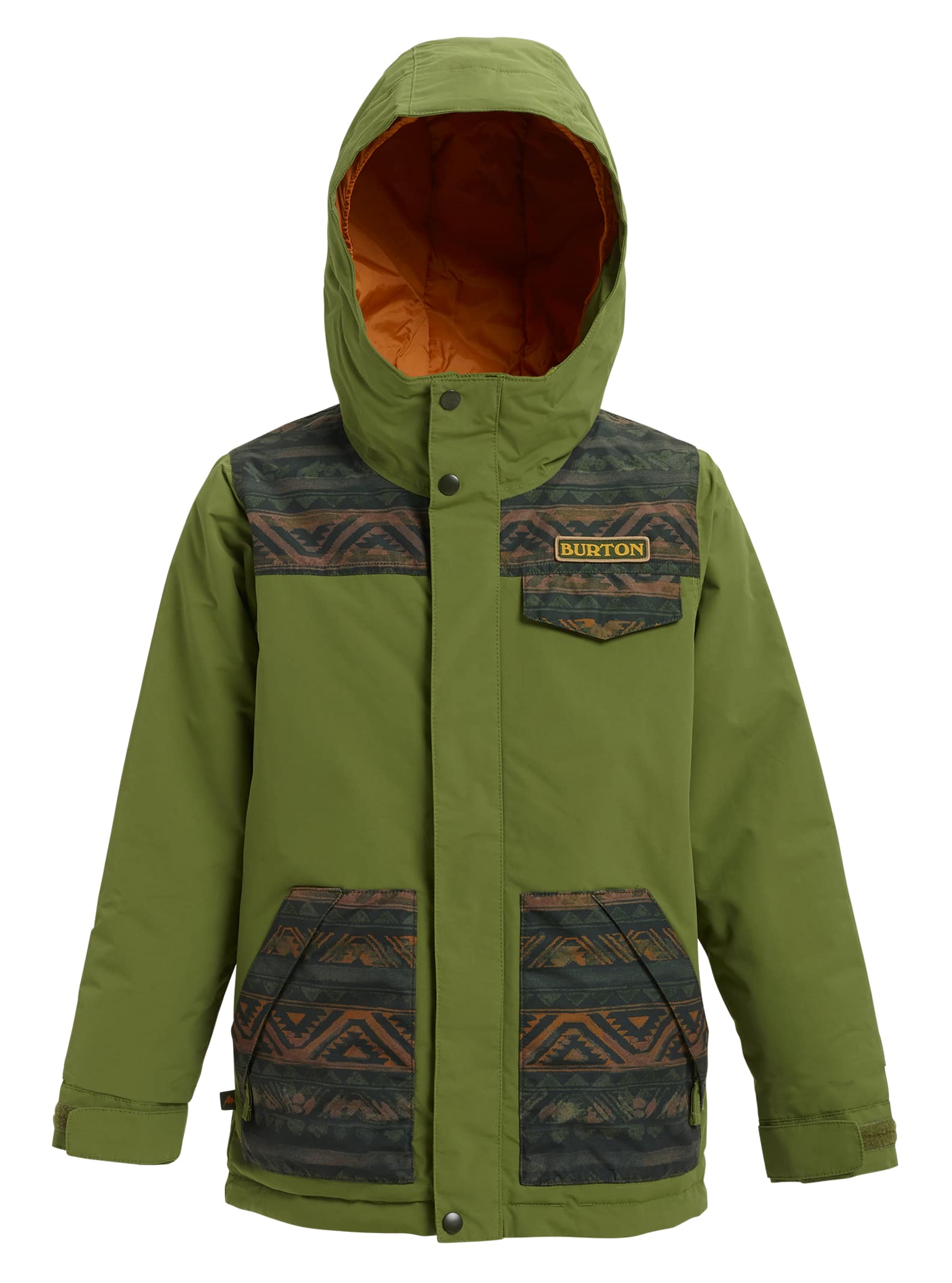 Burton - Veste Dugout garçon, Olive Branch / Resin Chimayo Remix, M