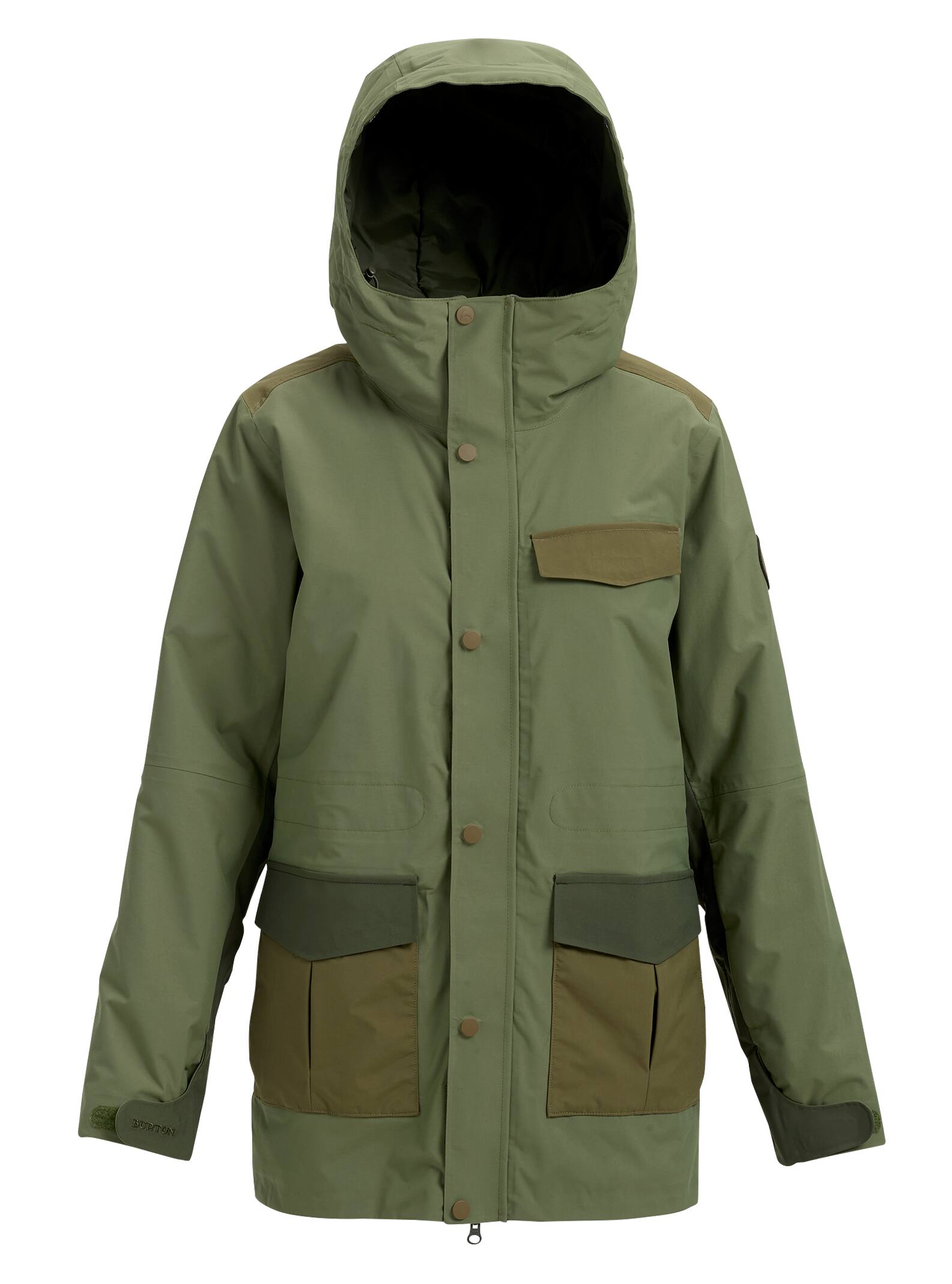 Burton - Veste Runestone femme, Clover / Forest Night / Hickory, XS