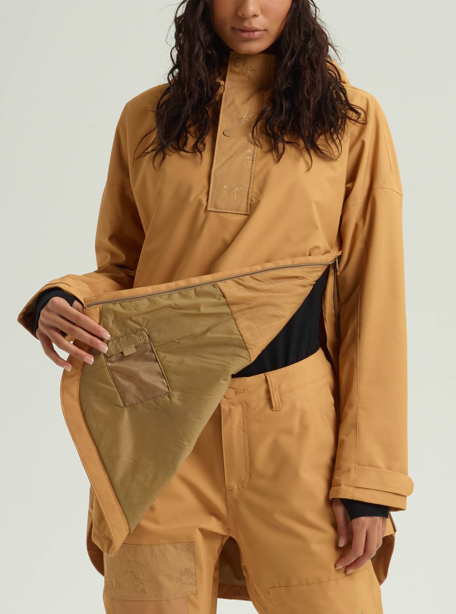 burton chuteout anorak jacket