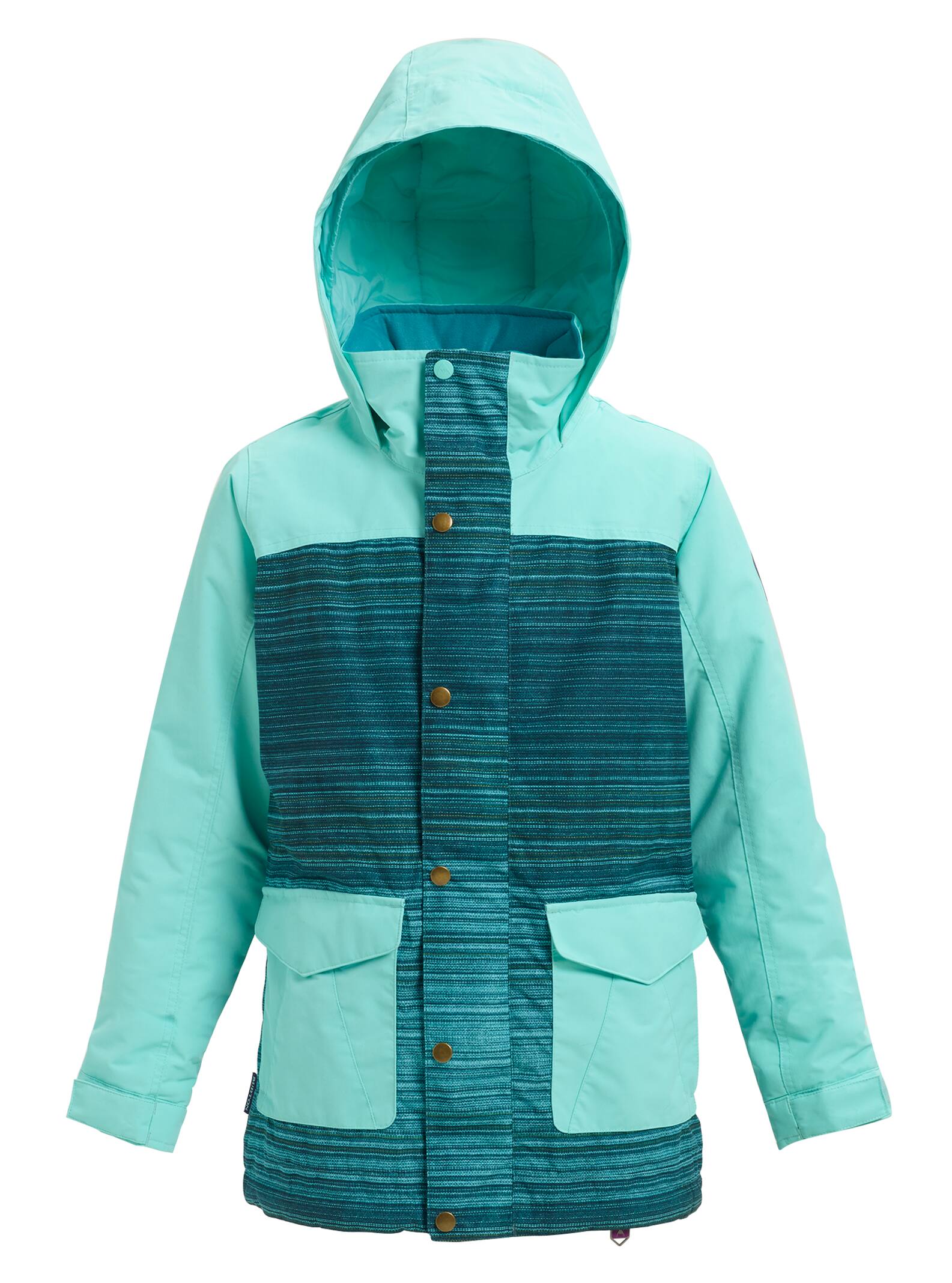 Burton - Veste Elstar fille, Tahoe Sunset Stripe / Aruba, L
