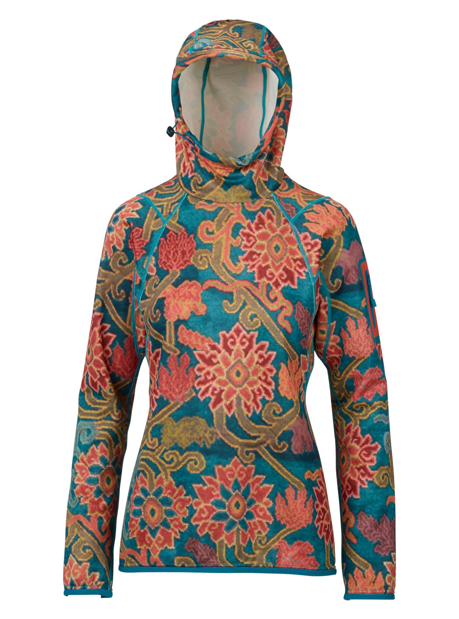 Burton - Sweat à capuche en polaire [ak]® Turbine femme, Luca Print, L