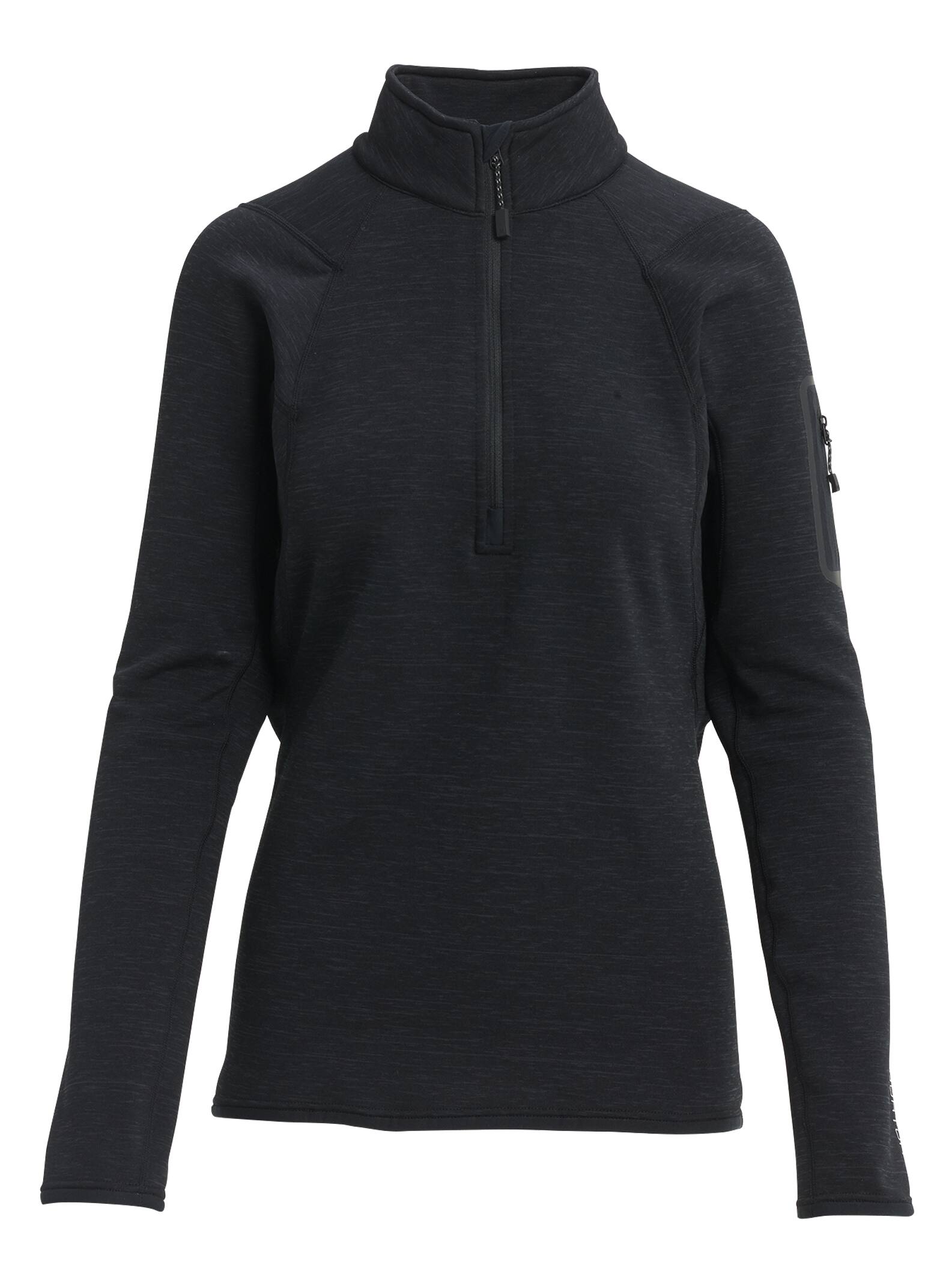 Burton - Polaire semi-zippée [ak]® Turbine femme, True Black Heather, XS