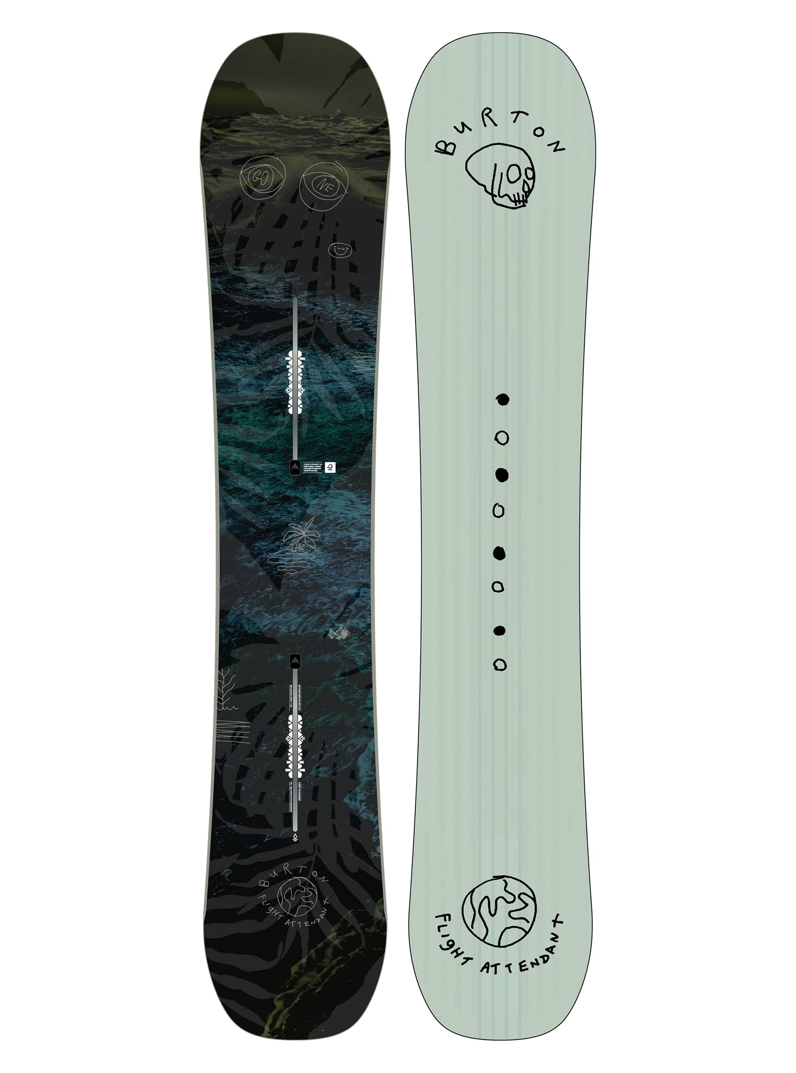 Burton - Snowboard Flight Attendant homme, 162