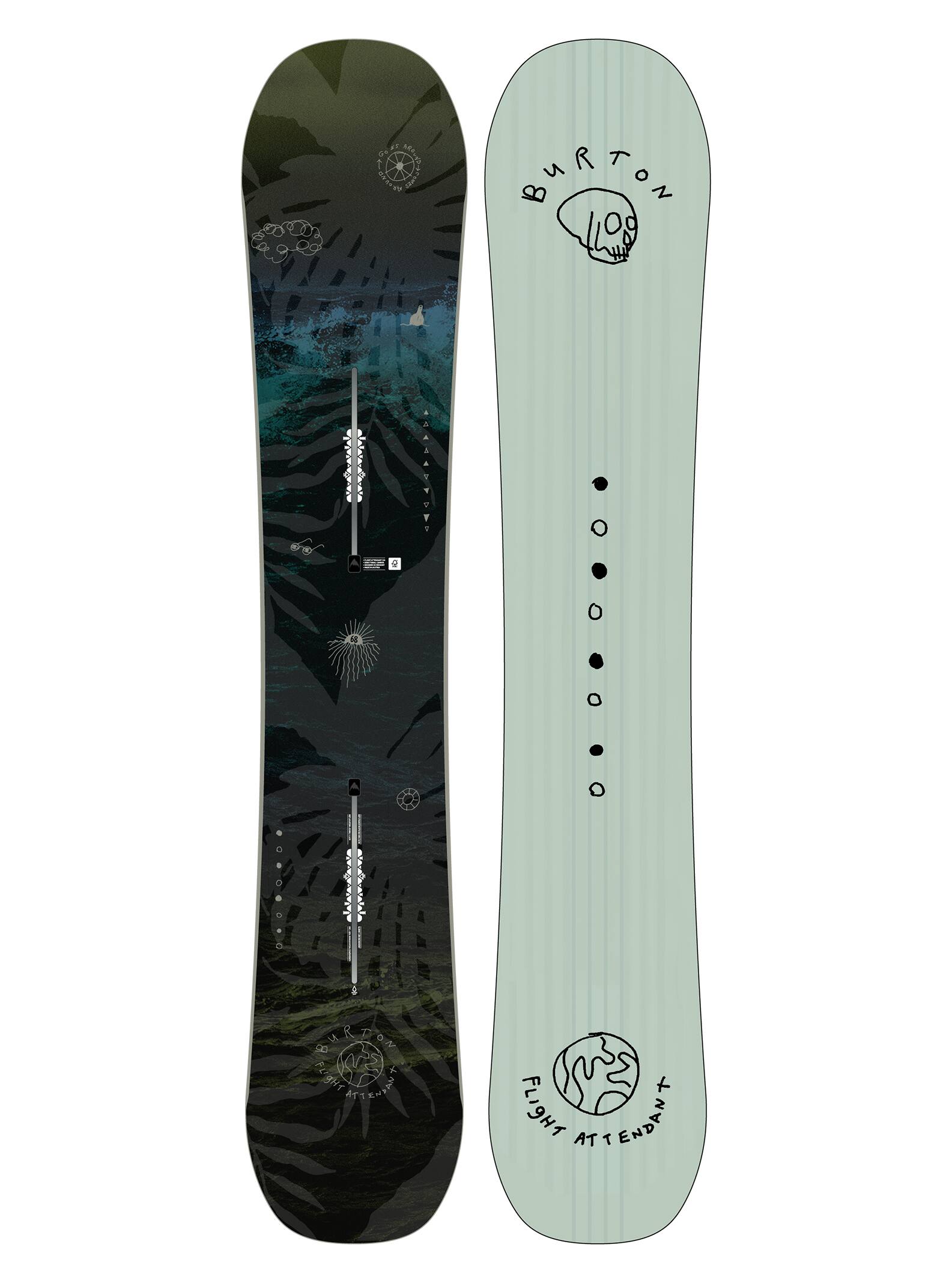 Burton - Snowboard Flight Attendant homme, 168