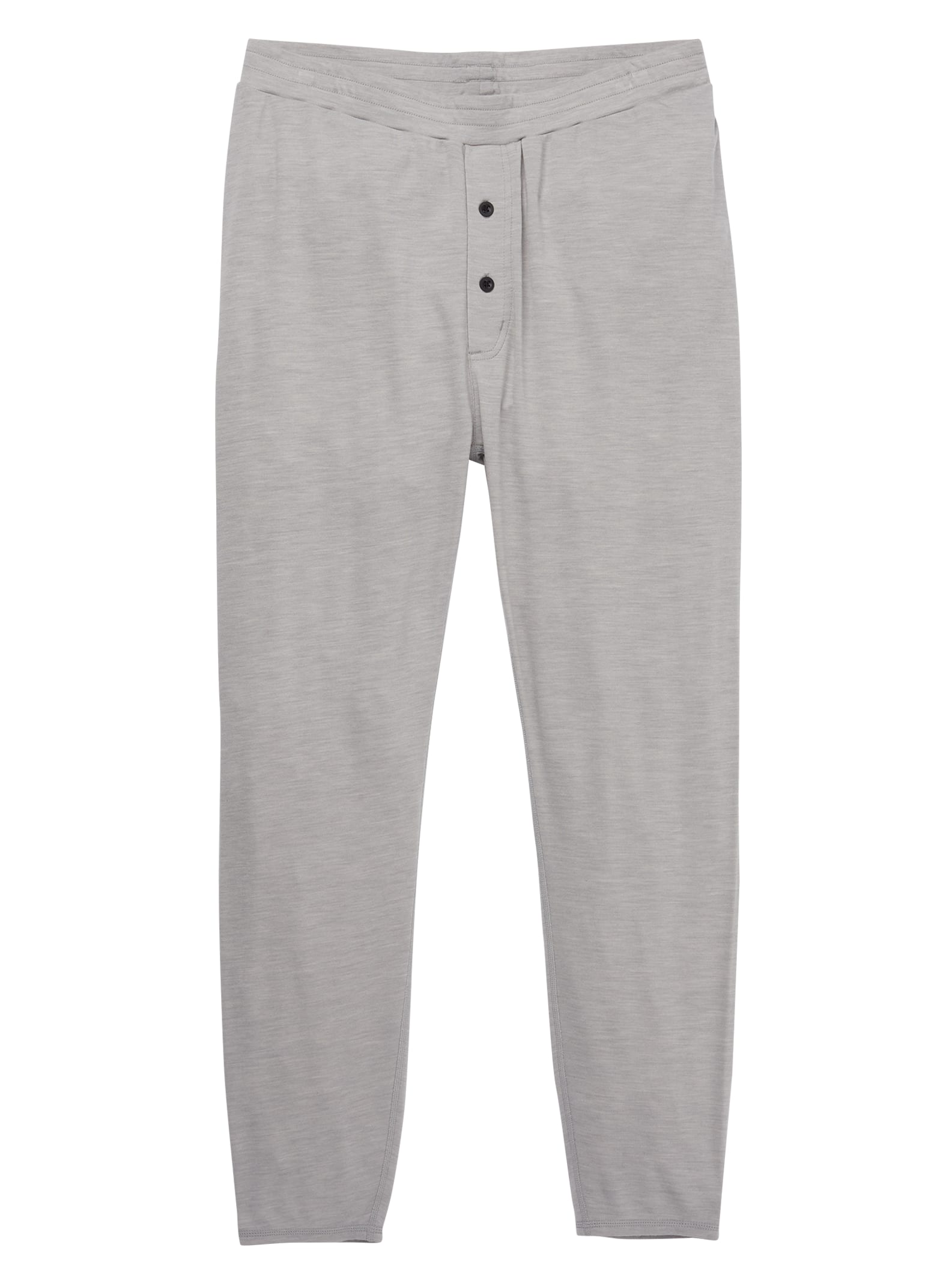 Burton - Pantalon de sous-vêtement intermédiaire en laine mérinos homme, Monument Heather, L