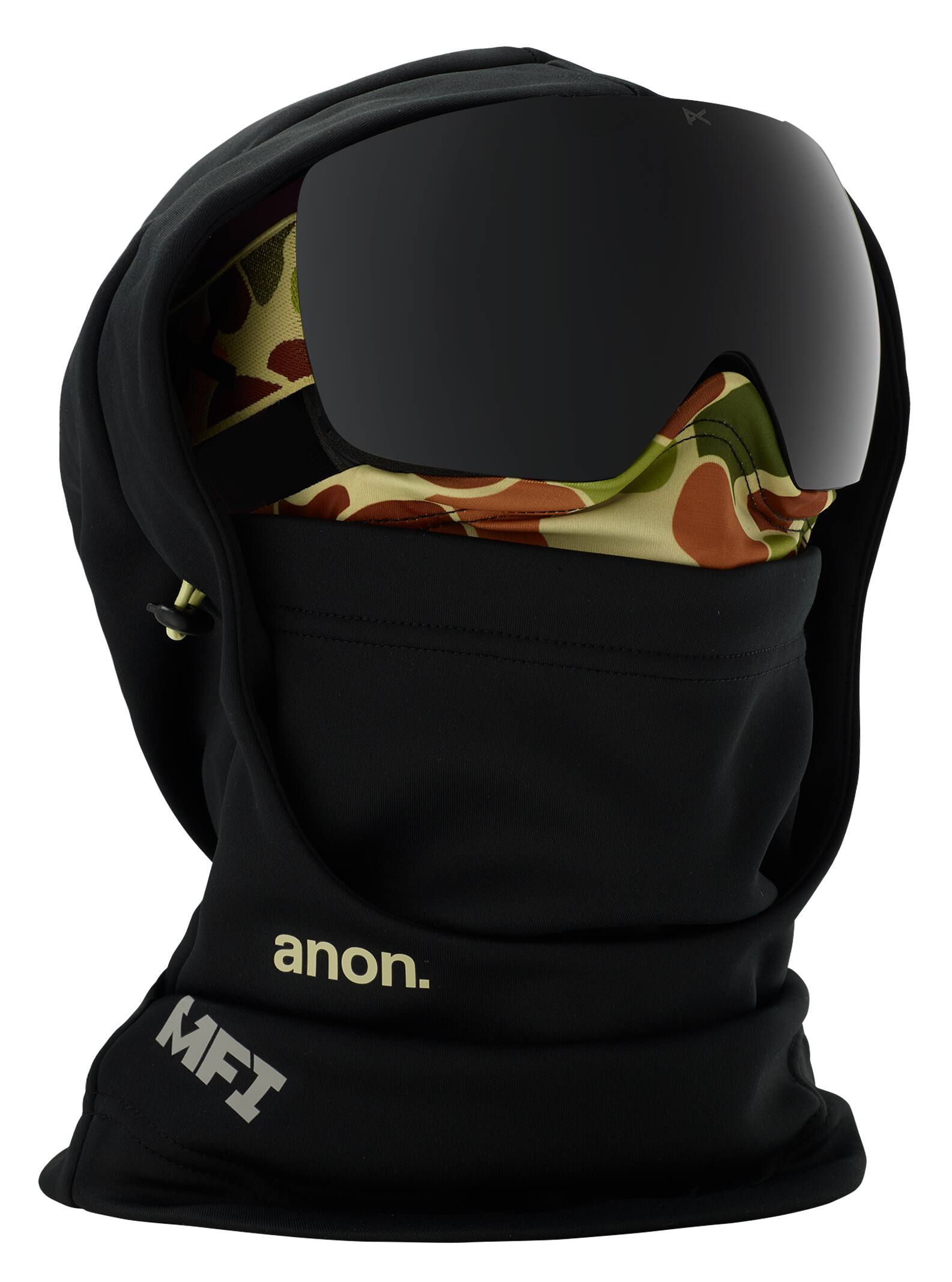 Anon - Passe-montagne à capuche MFI homme, Duck Camo Black, 1SZ
