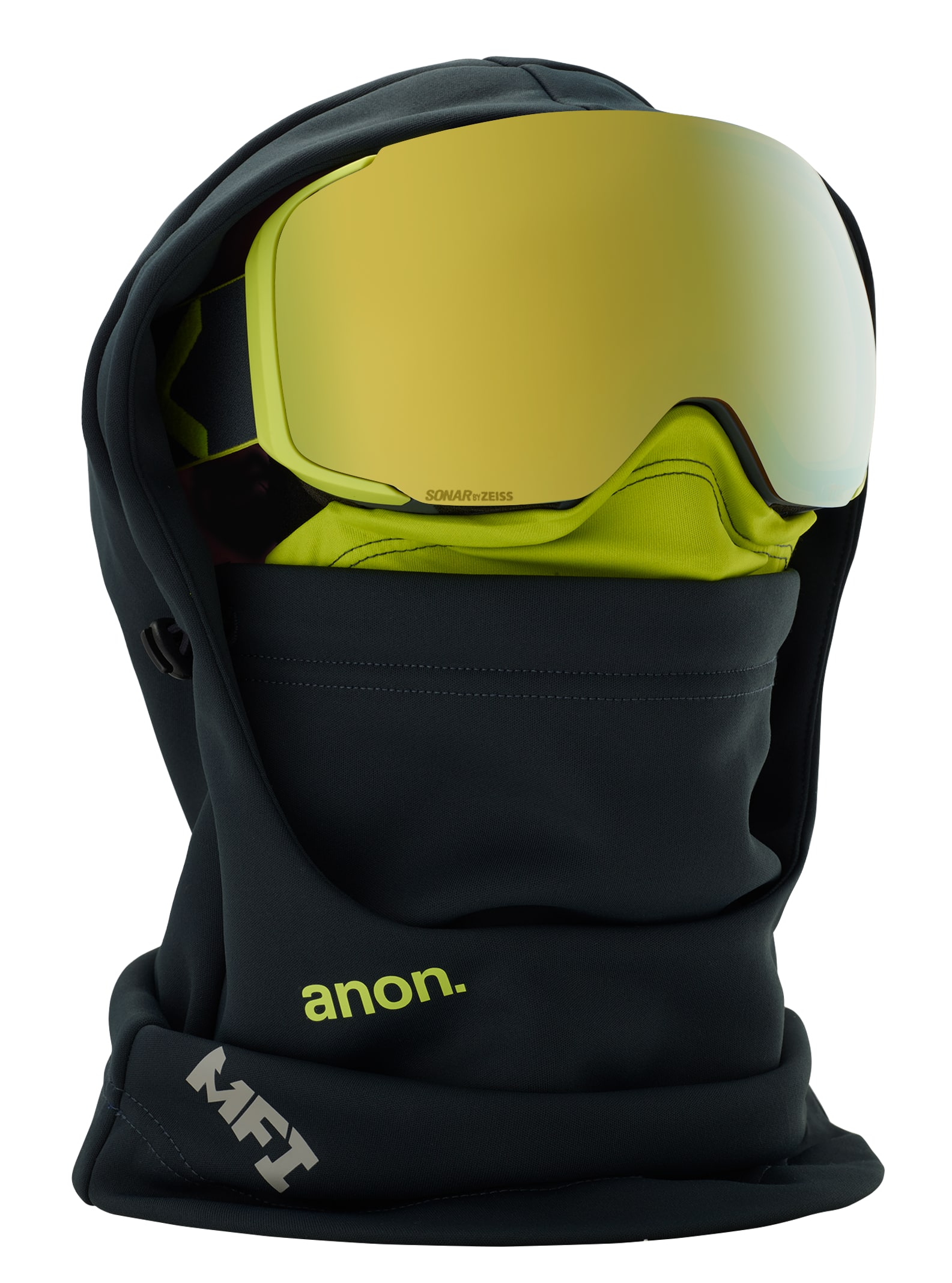 Anon - Passe-montagne à capuche MFI homme, Gray, 1SZ