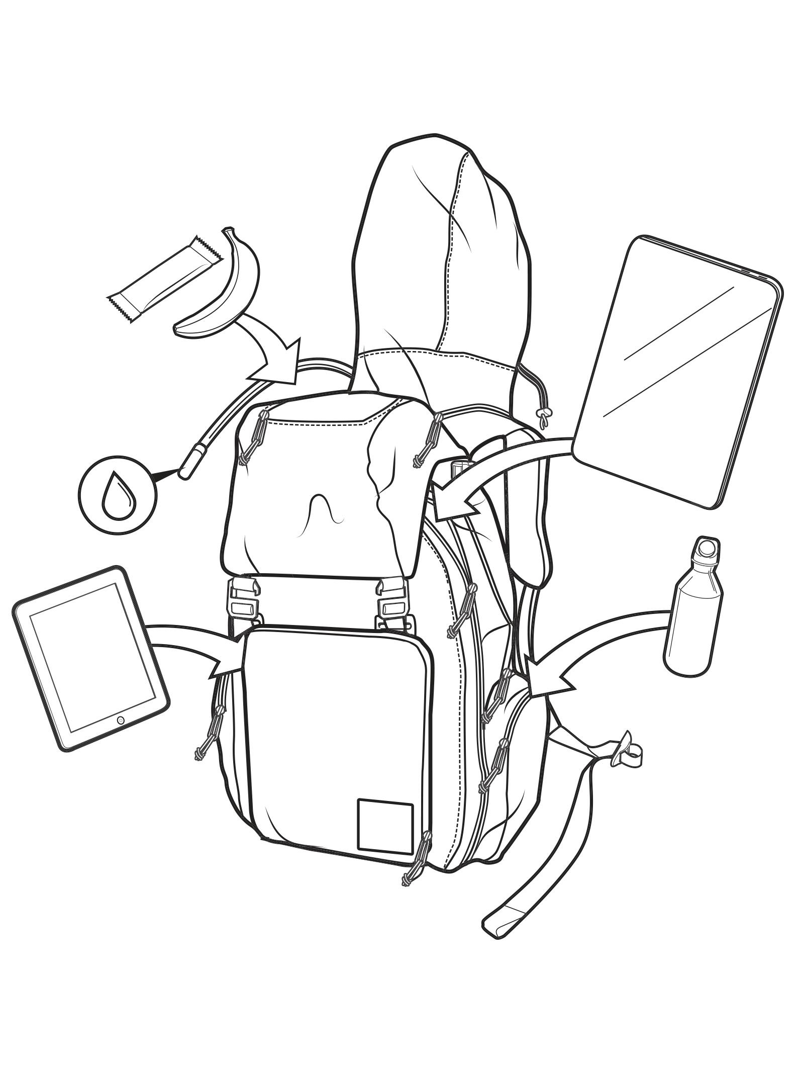 burton shred scout backpack