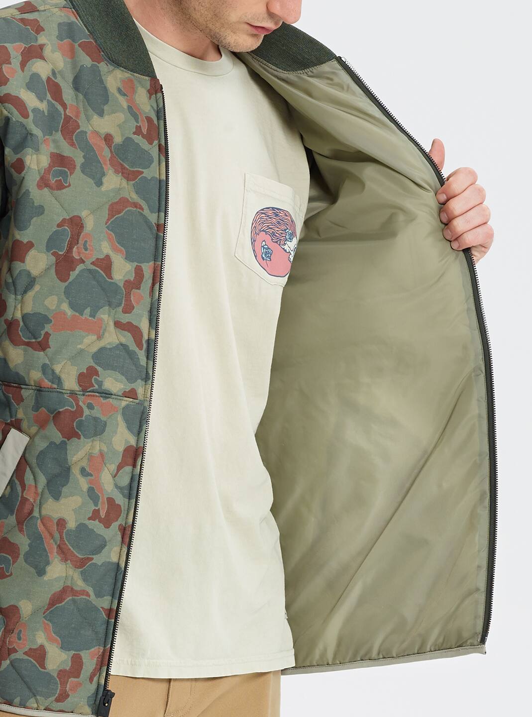 burton black bomber jacket