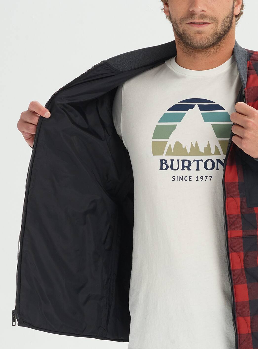 Mallett Bomber Jacket BURTON Mens 2019 Bitters Buffalo Plaid 