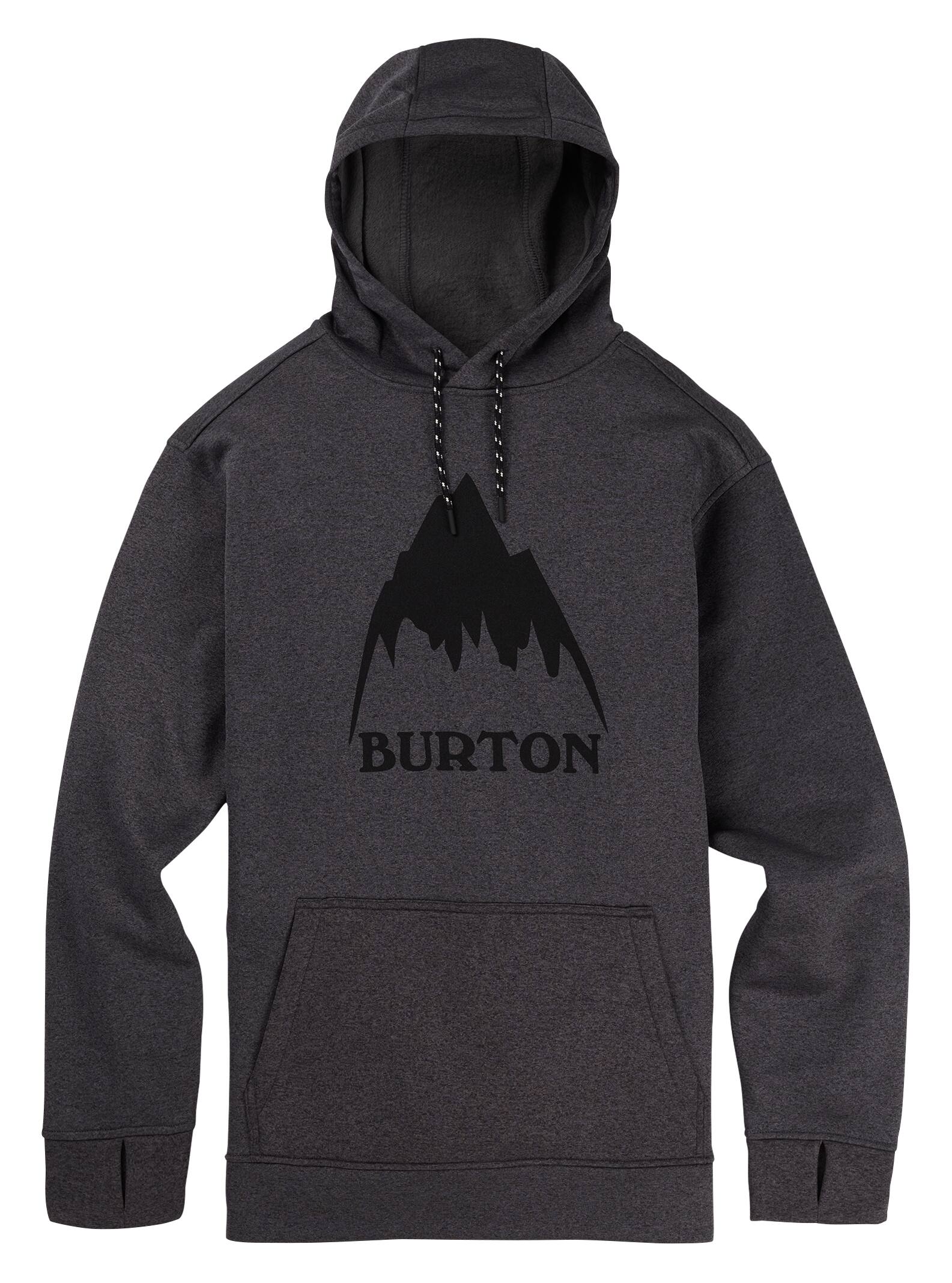 Burton – Pull à capuche Oak homme, True Black Heather / True Black, L