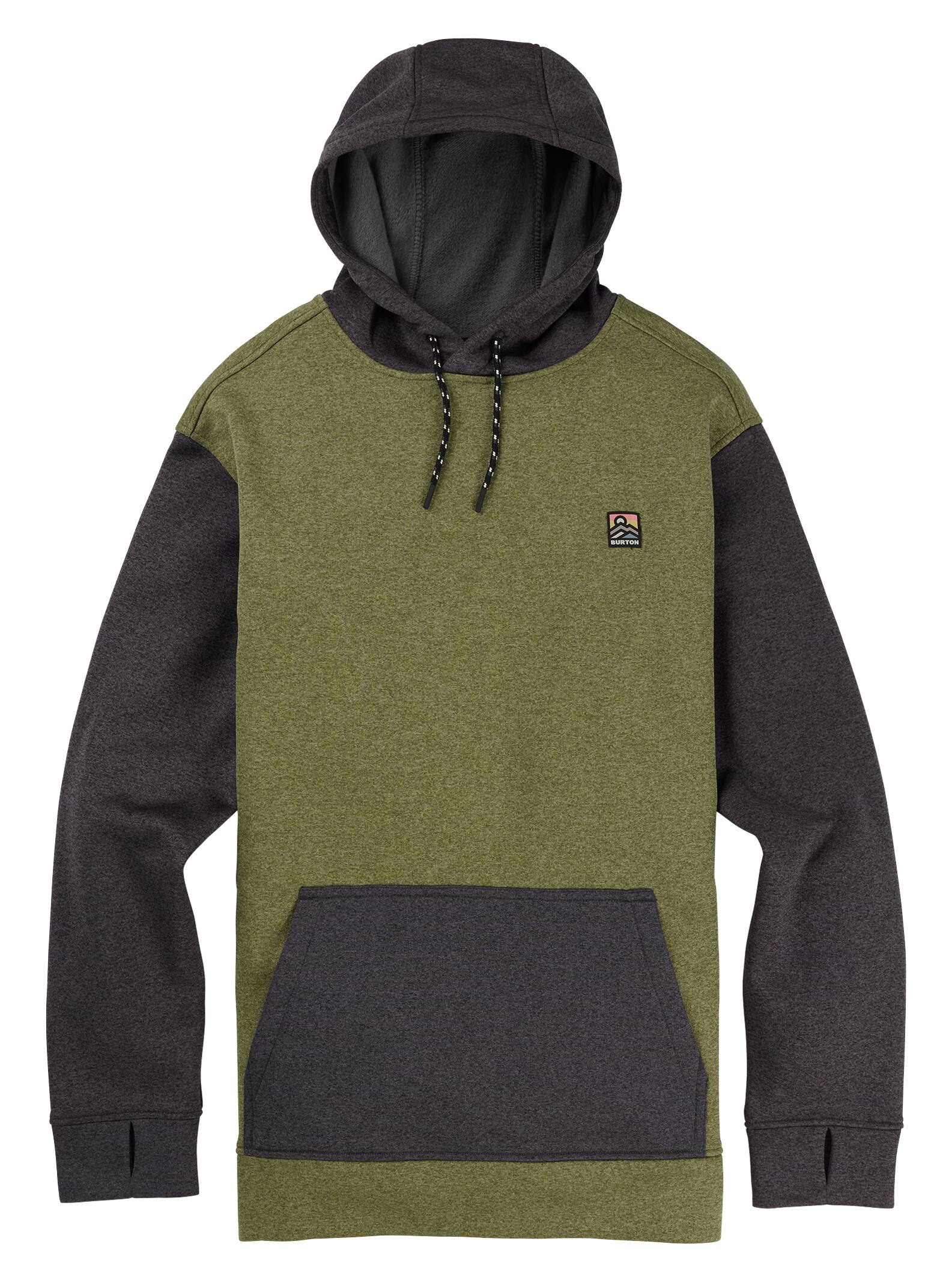 Burton – Pull à capuche Oak homme, Clover Heather / True Black Heather, L