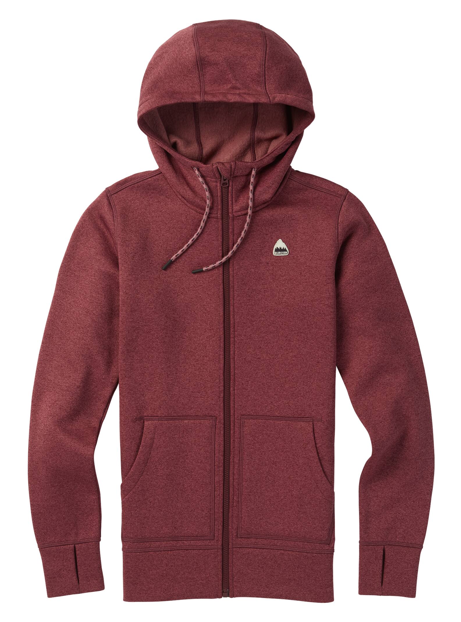 Burton - Sweat à capuche zippé Oak femme, Port Royal Heather, L