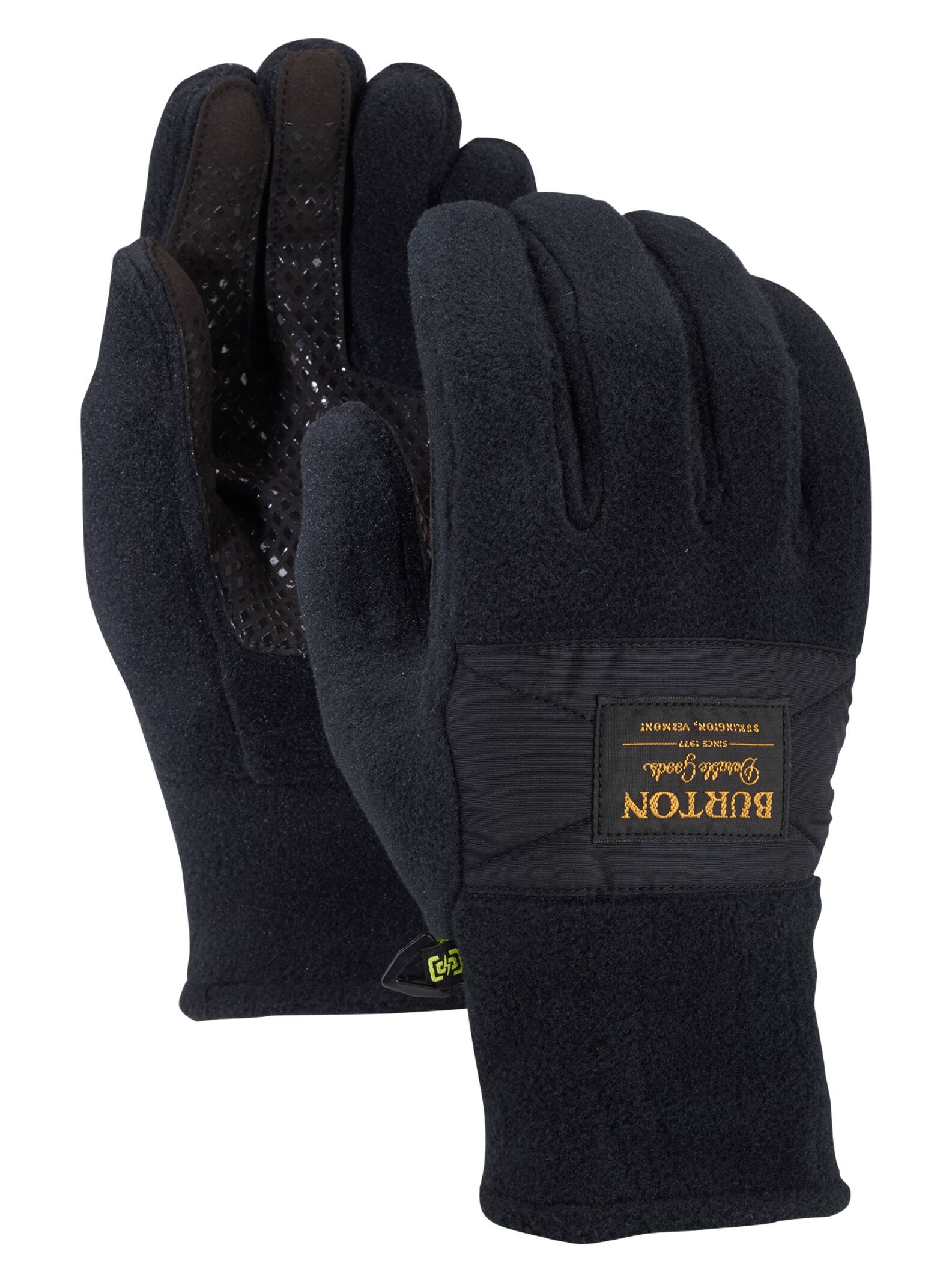 Burton - Gants Ember en polaire homme, True Black, S