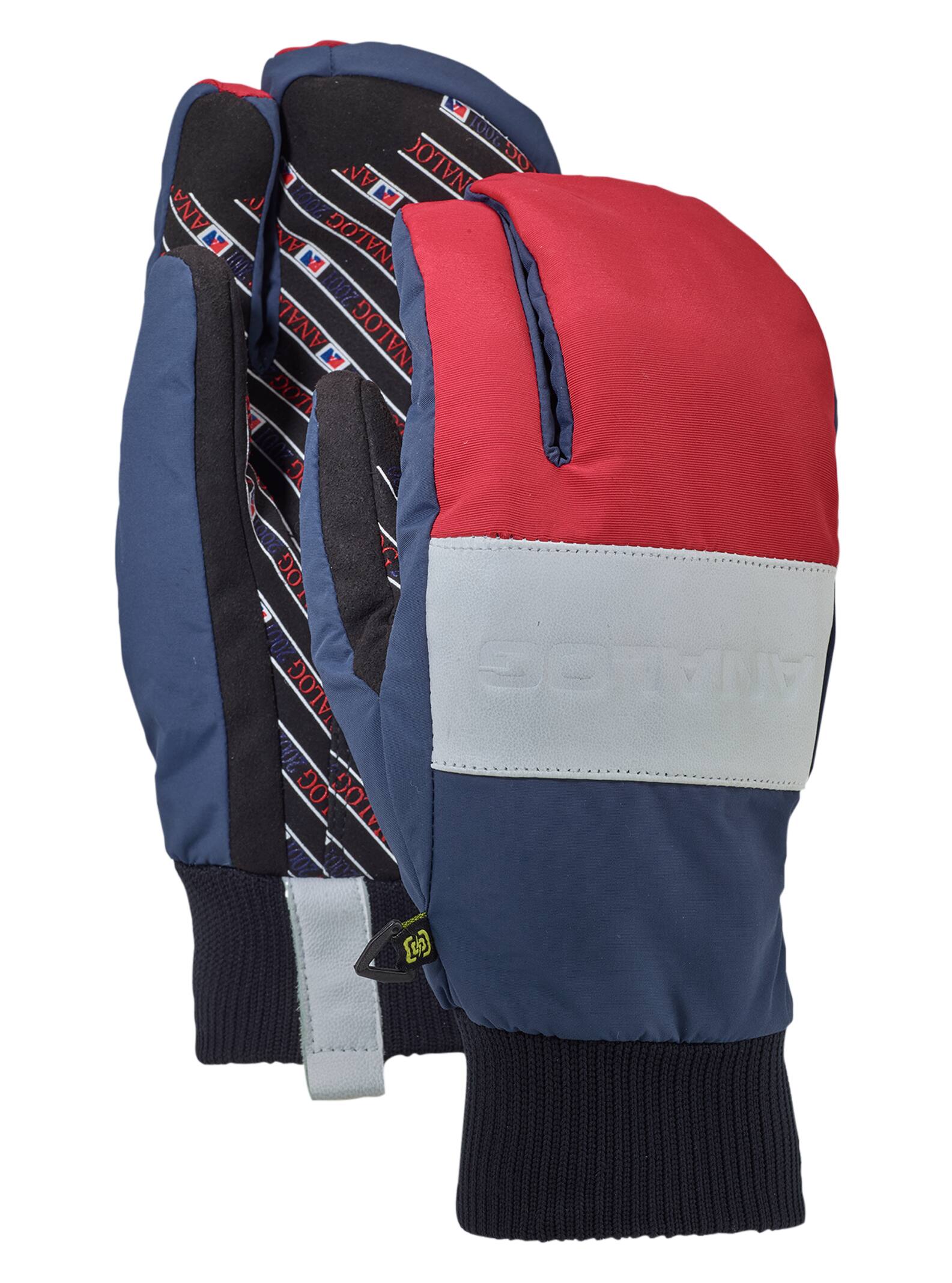 Burton Analog - Moufles Bartlett homme, Mood Indigo / Process Red, M