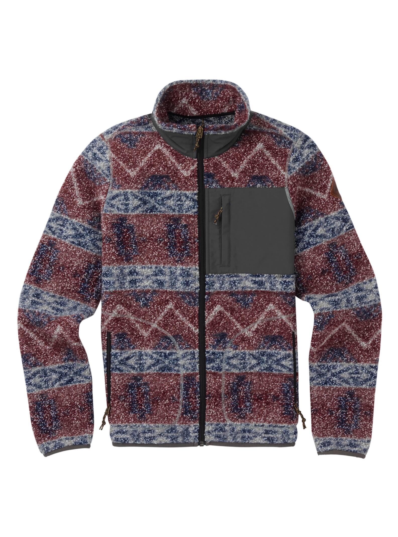 Burton - Polaire zippée Bombay femme, Port Royal Jacquard Stripe, M