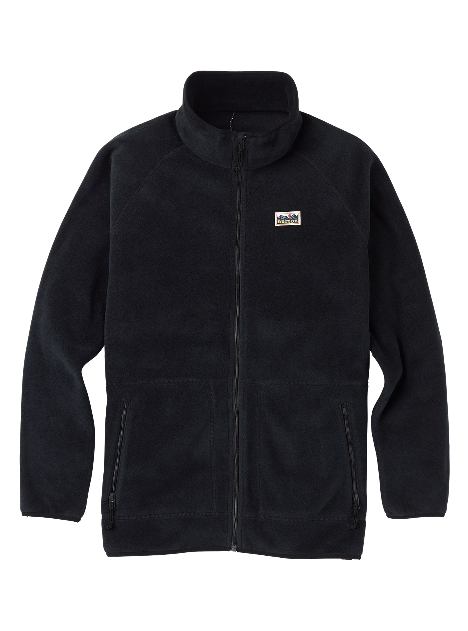 Burton – Polaire zippée Ember homme, True Black, L