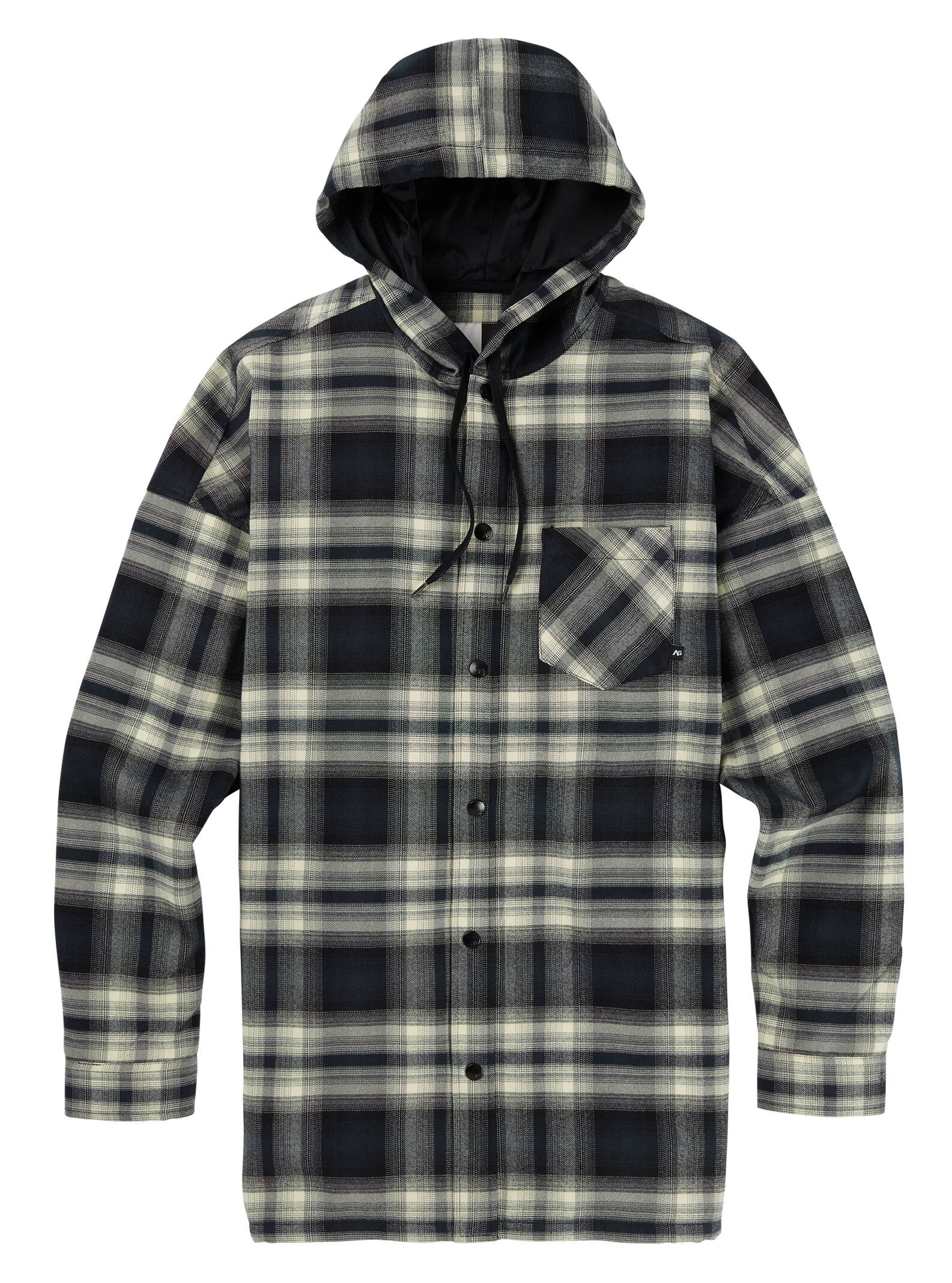 Burton Analog - Chemise en flanelle Truitt homme, True Black Lahore, XS