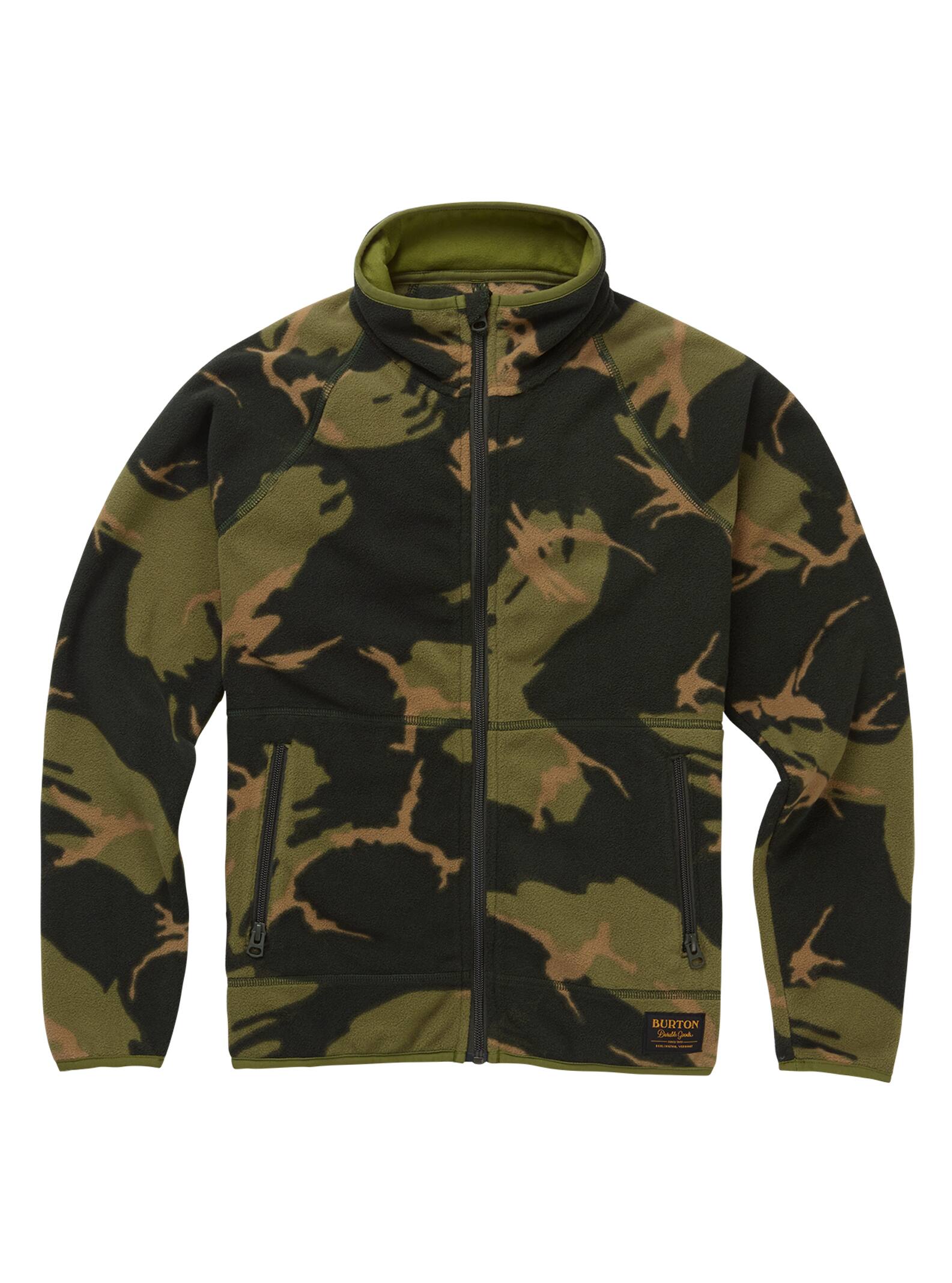 Burton – Polaire zippée Spark enfant, Mtn Camo, S
