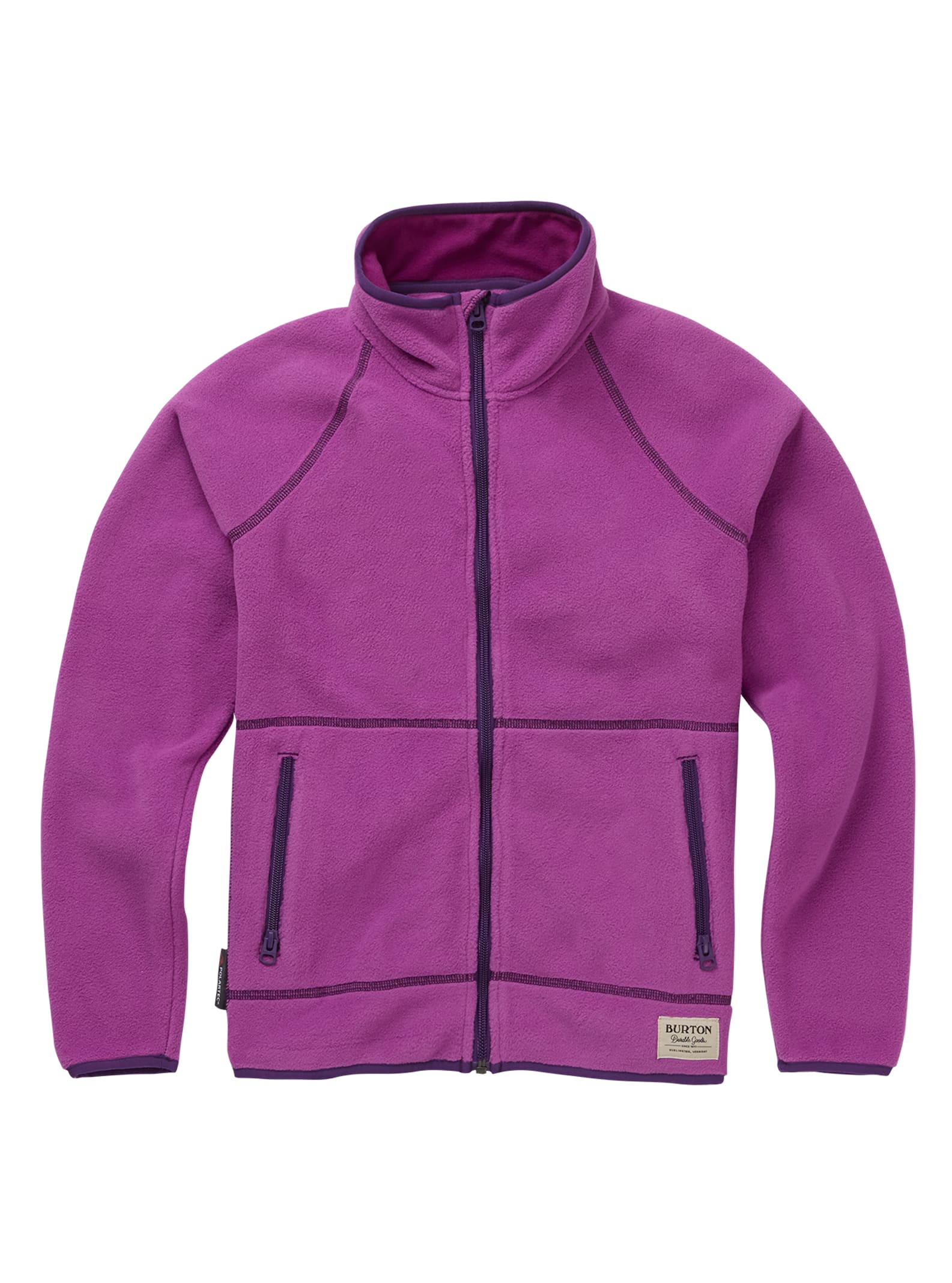 Burton – Polaire zippée Spark enfant, Grapeseed, L