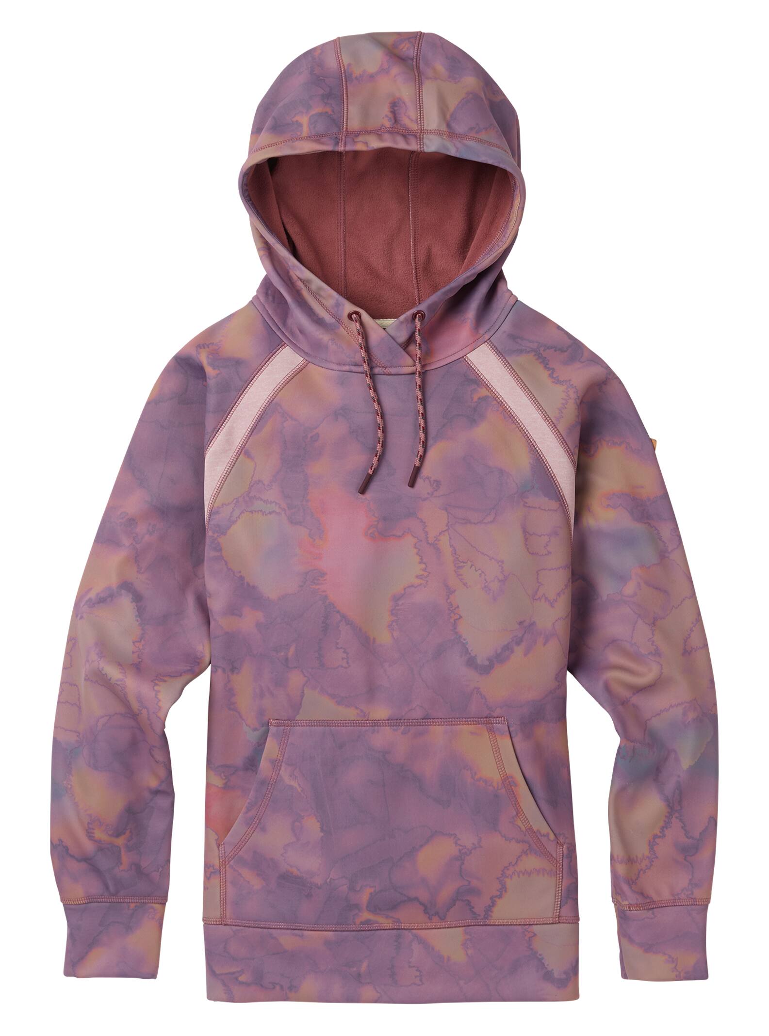 Burton - Sweat à capuche et coutures collées Crown femme, Quartz Camo, L