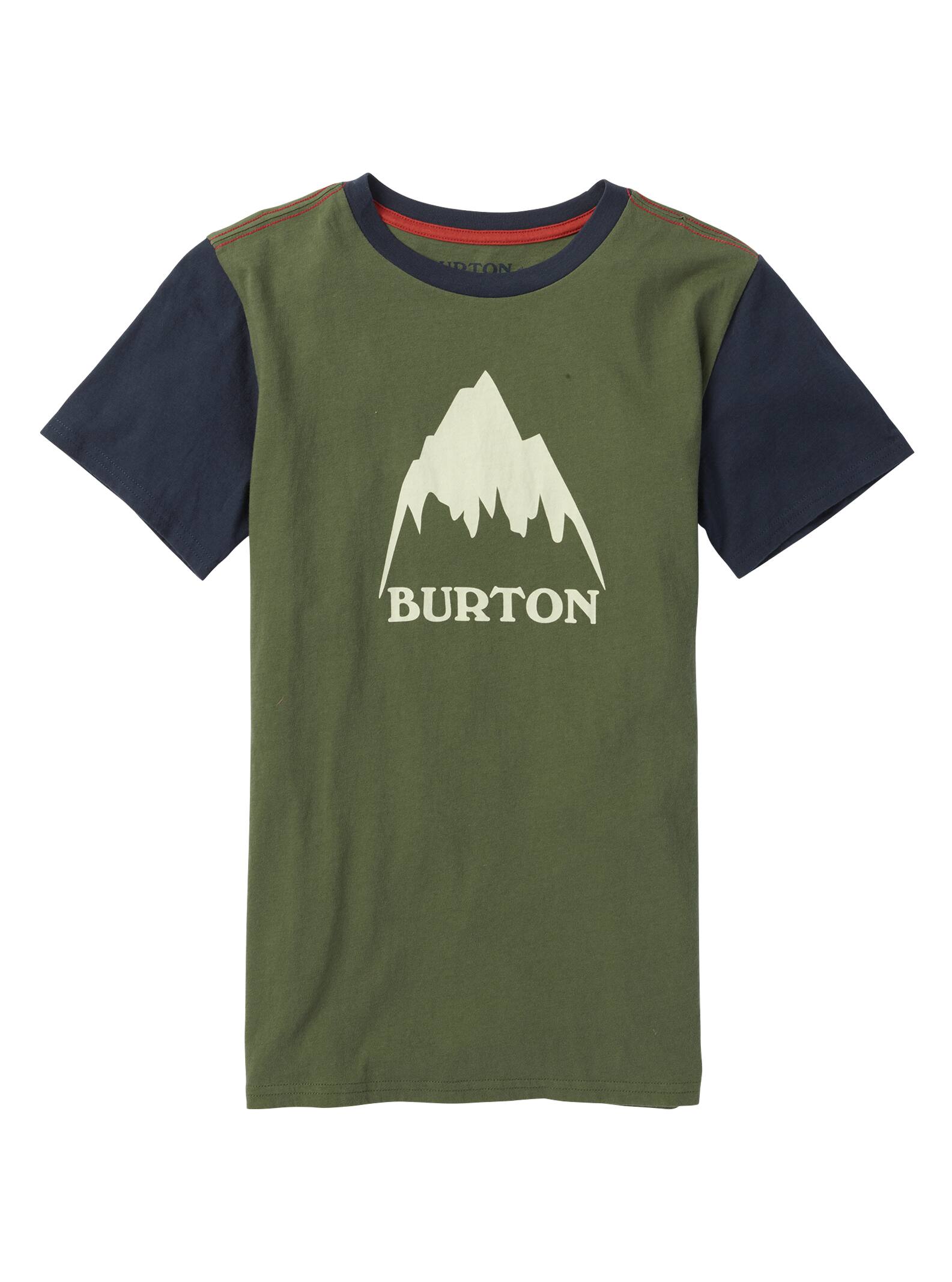 Burton - T-shirt à manches courtes Classic Mountain High garçon, Dusty Olive, L