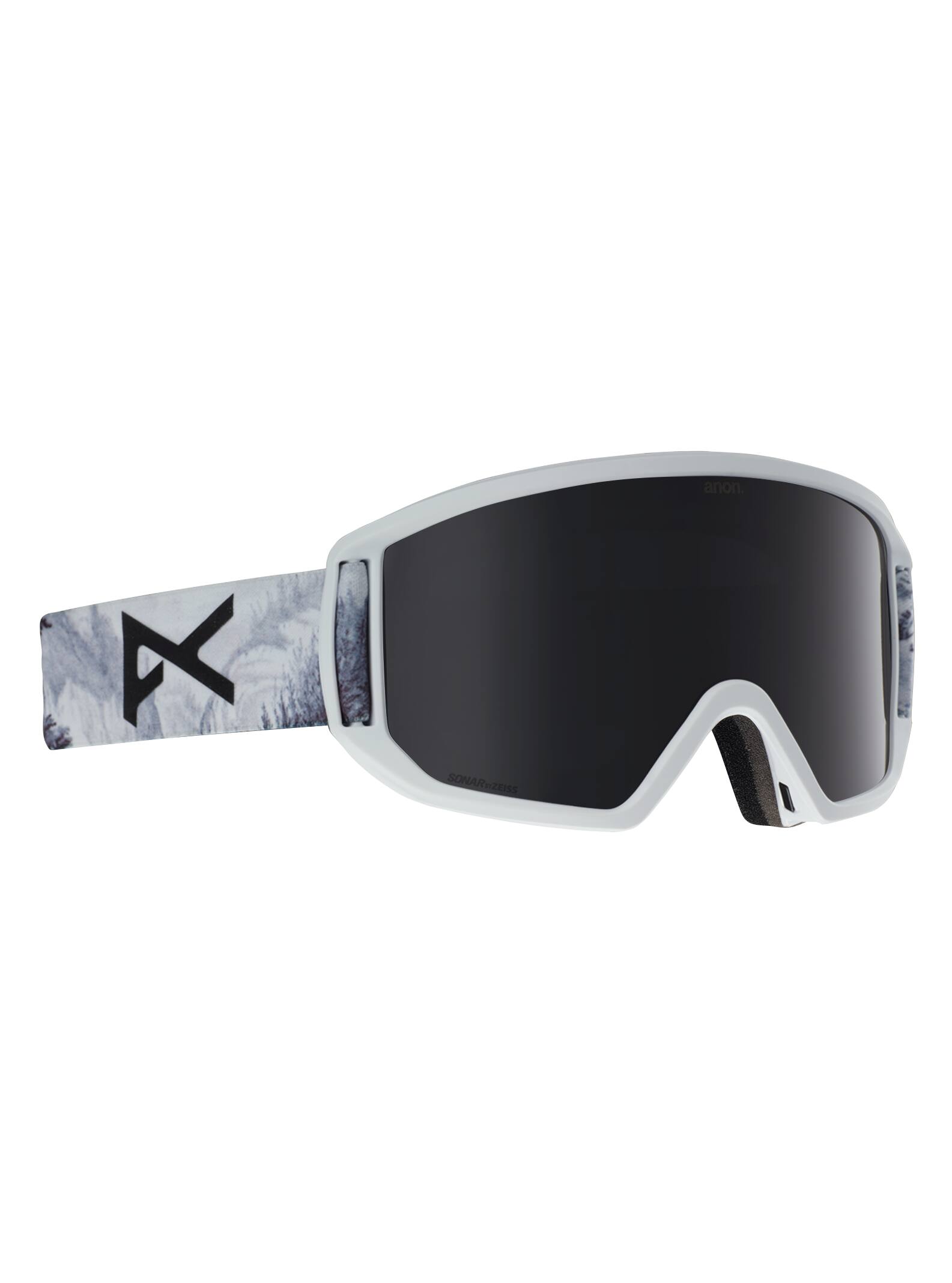 Anon - Masque Relapse homme + écran de rechange, Frame: Loc, Lens: SONAR Smoke by Zeiss, Spare Lens: