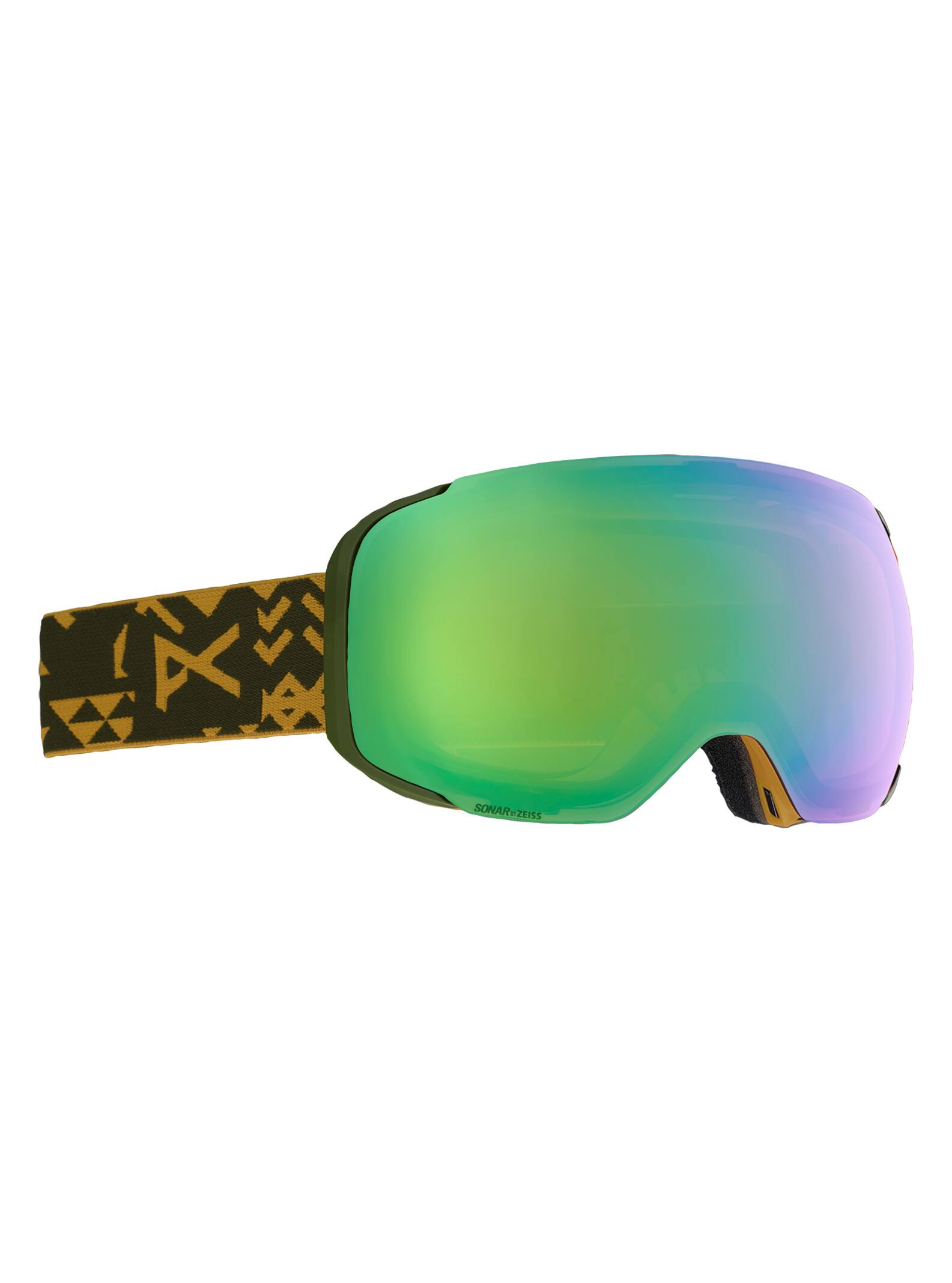 Anon - Masque M2 homme + écran de rechange, Frame: Native, Lens: SONAR Green by Zeiss, Spare Lens: S