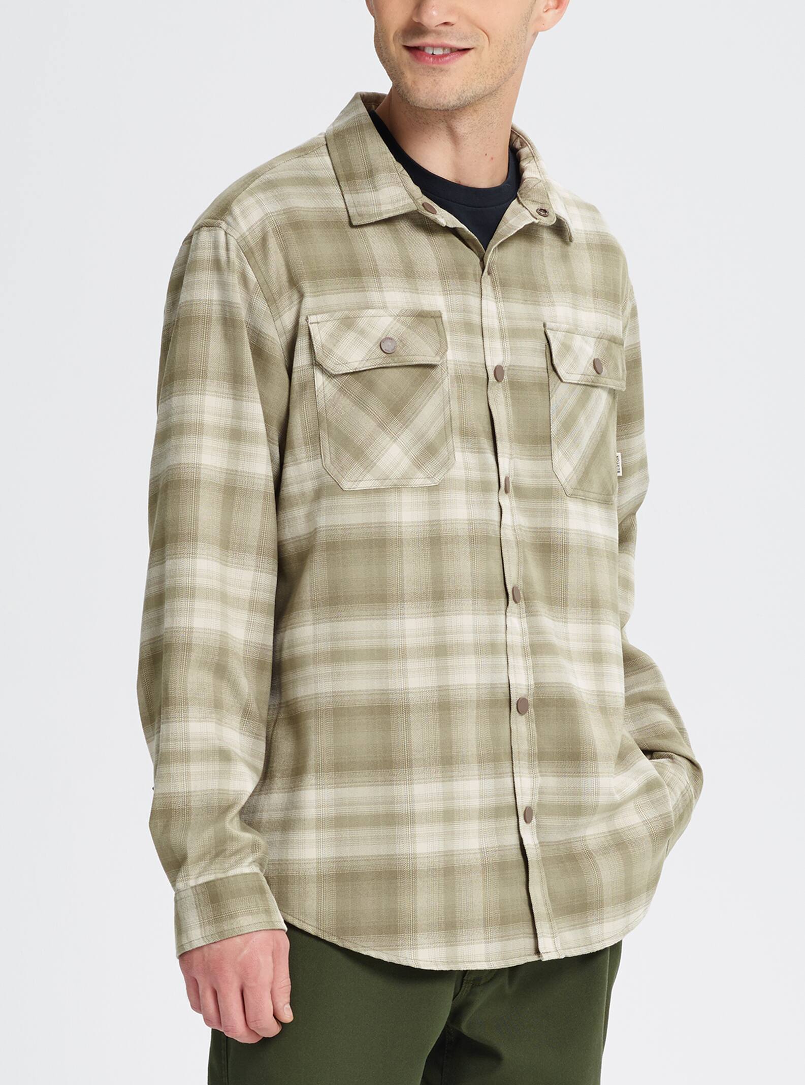 men's burton brighton tech insulated flannel