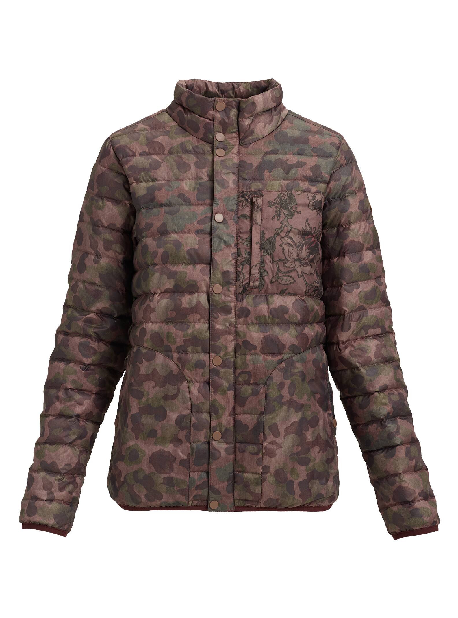 Burton - Veste à col en duvet Evergreen femme, Moss Camo / Floral Camo, L