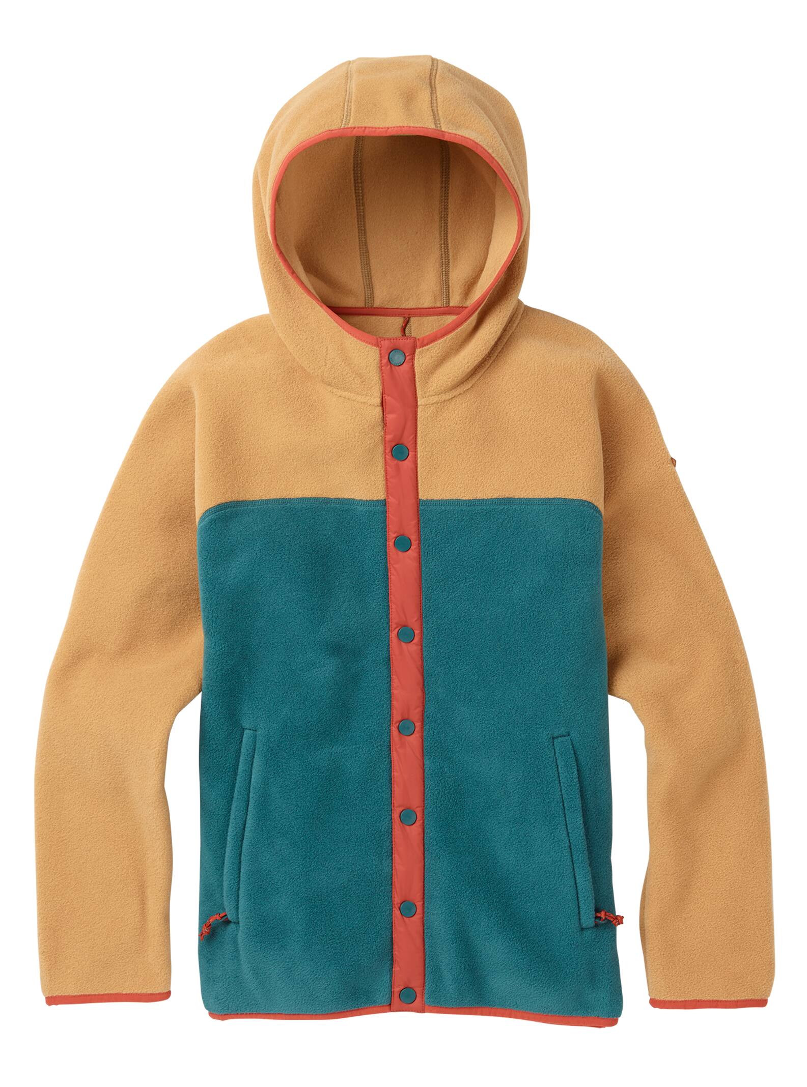 Burton - Polaire à boutons pression Hearth femme, Balsam / Camel, S