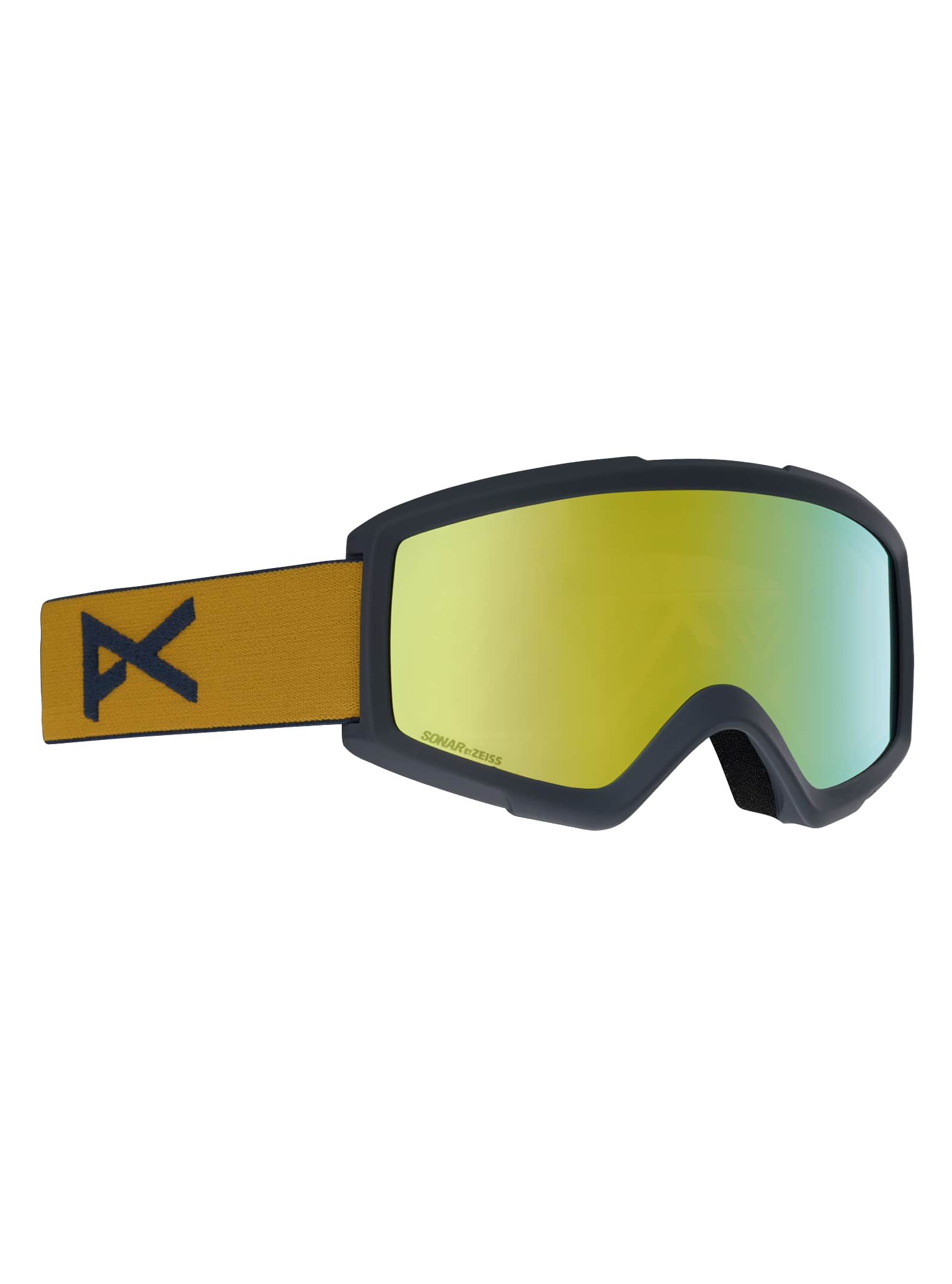 Anon - Masque Helix 2,0 Sonar homme + écran de rechange, Frame: Mustard, Lens: SONAR Bronze by Zeiss