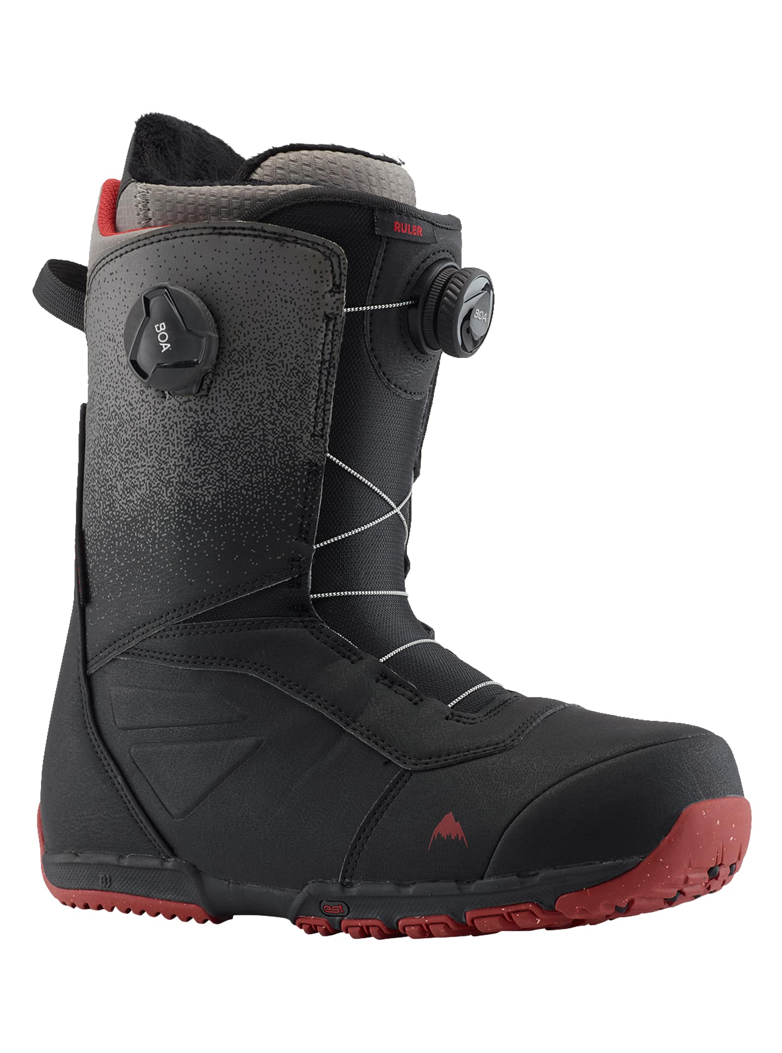 Burton - Boots de snowboard Ruler Boa® homme, Black Fade, 105