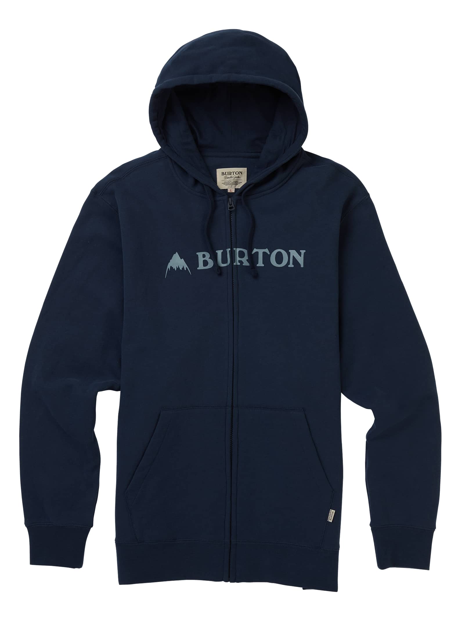 Burton - Sweat à capuche zippé Horizontal Mountain homme, Mood Indigo, L
