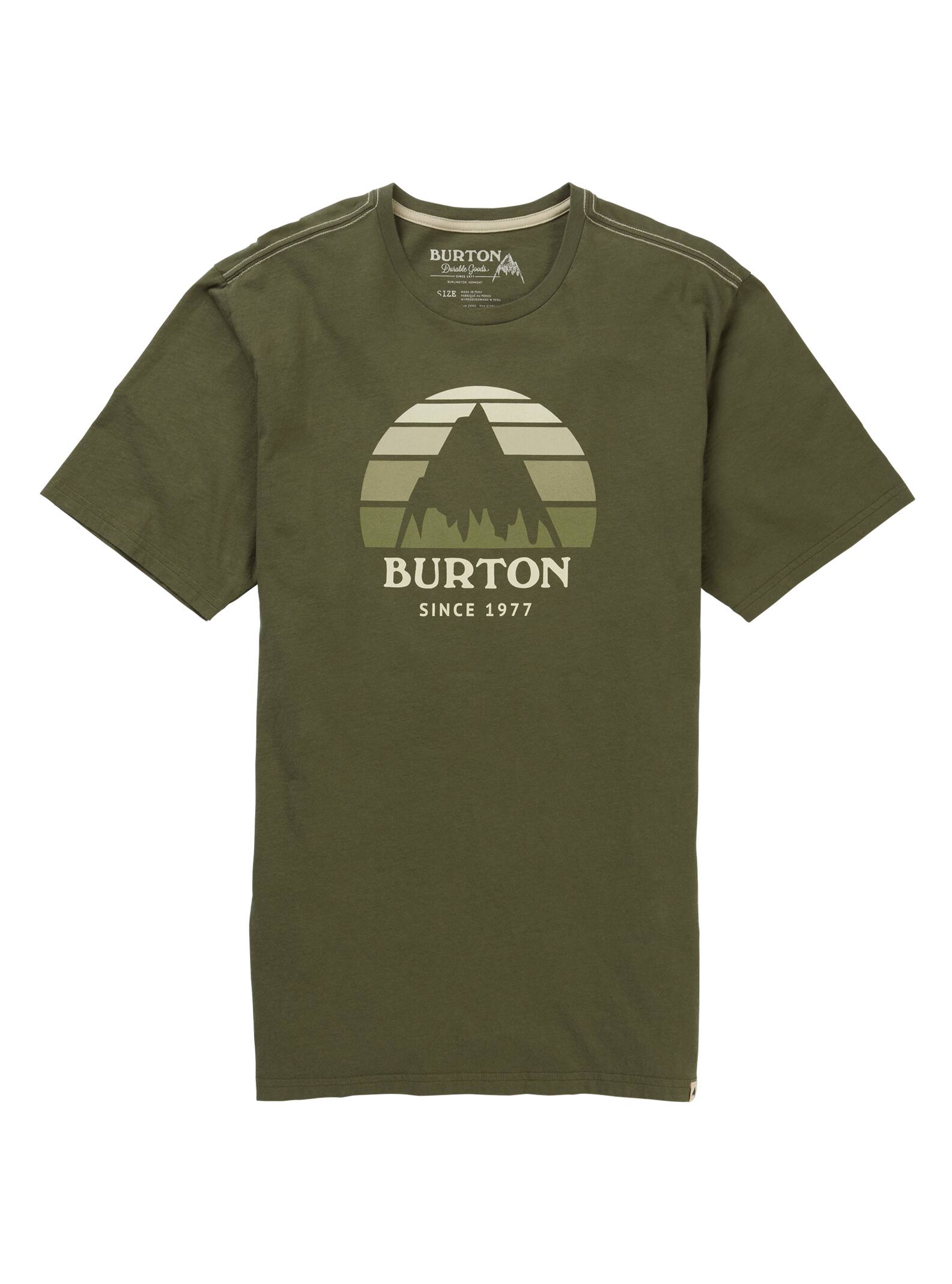 Burton - T-shirt à manches courtes Underhill homme, Dusty Olive, L