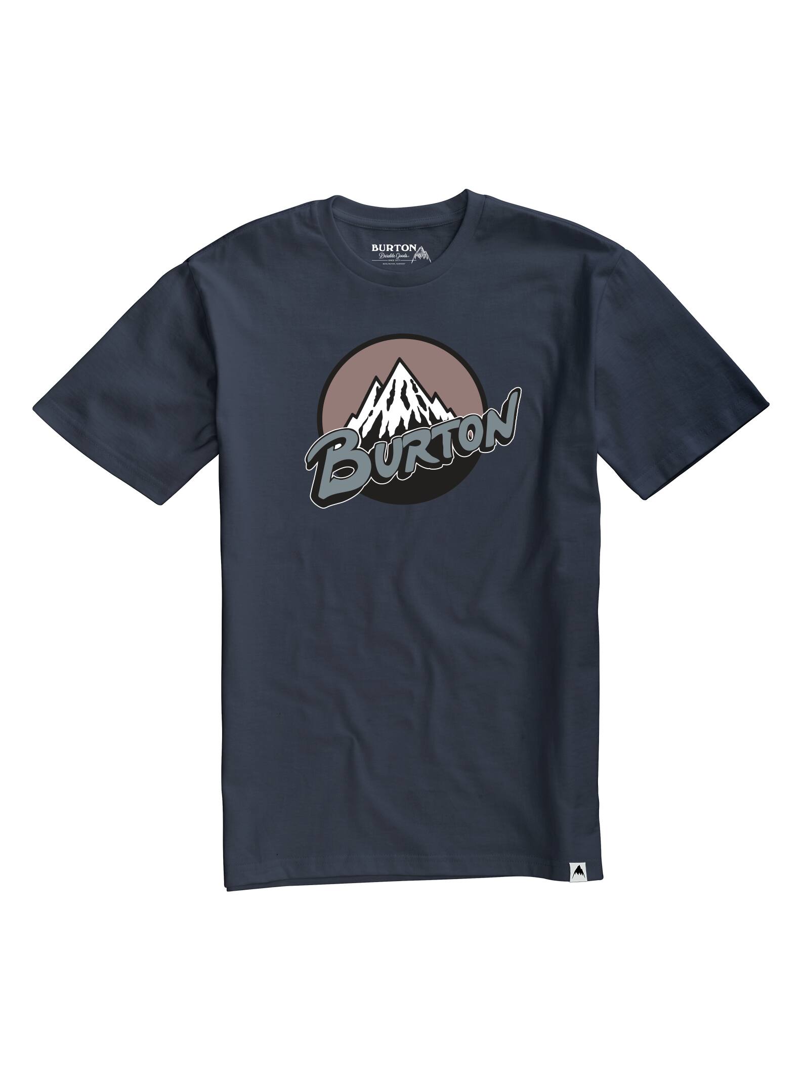 Burton - T-shirt à manches courtes rétro Mountain homme, Mood Indigo, L